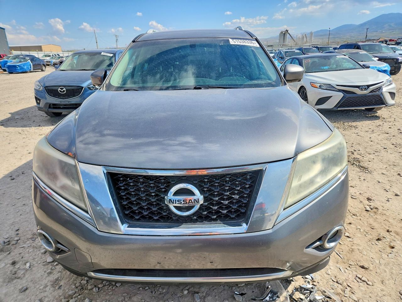 2015 Nissan Pathfinder Sl Charcoal vin: 5N1AR2MM7FC676841