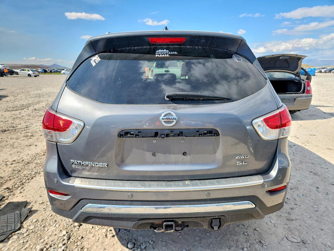 2015 Nissan Pathfinder Sl Charcoal vin: 5N1AR2MM7FC676841