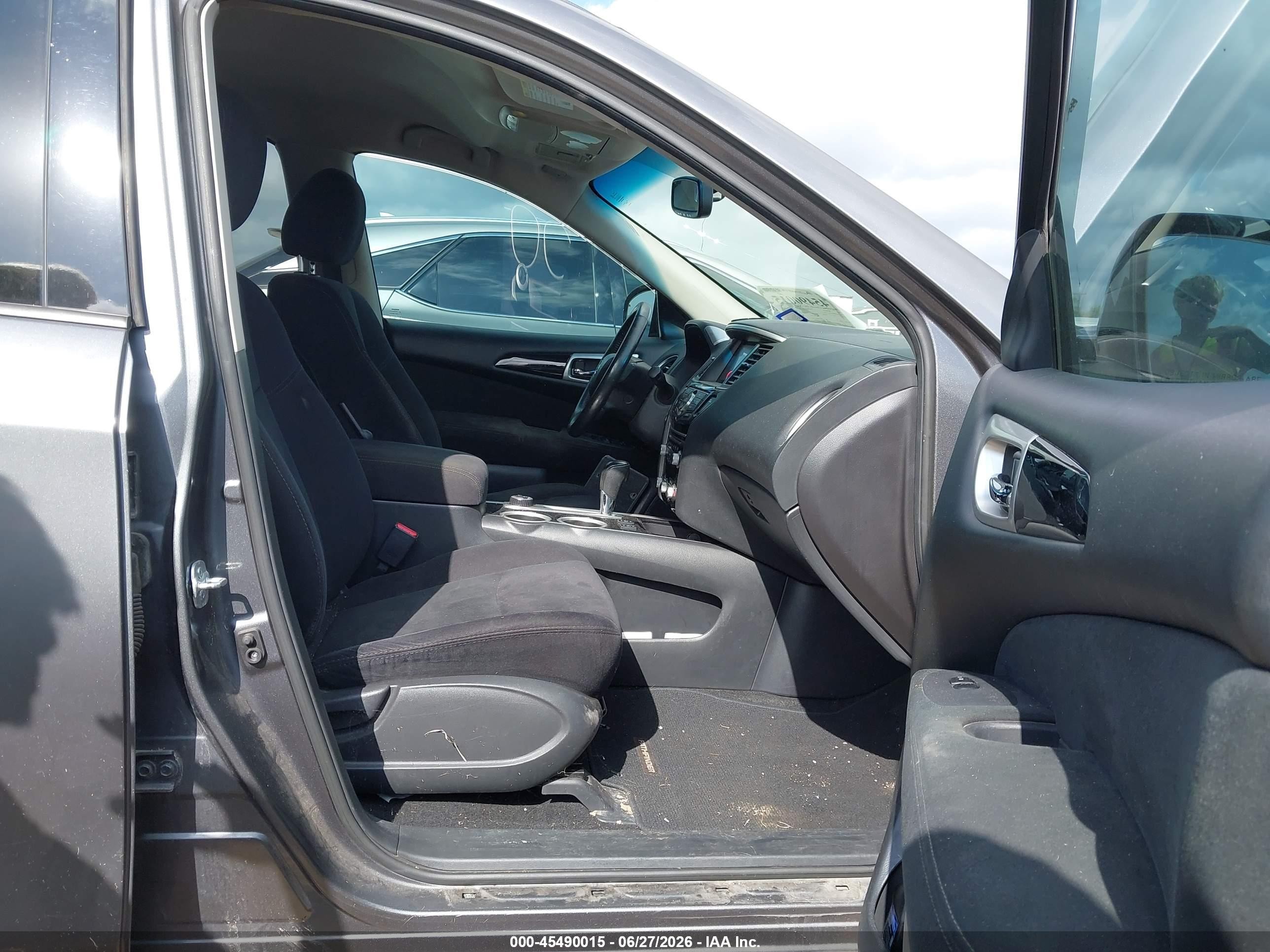 2015 Nissan Pathfinder Platinum/s/sl/sv Gray vin: 5N1AR2MM7FC679979