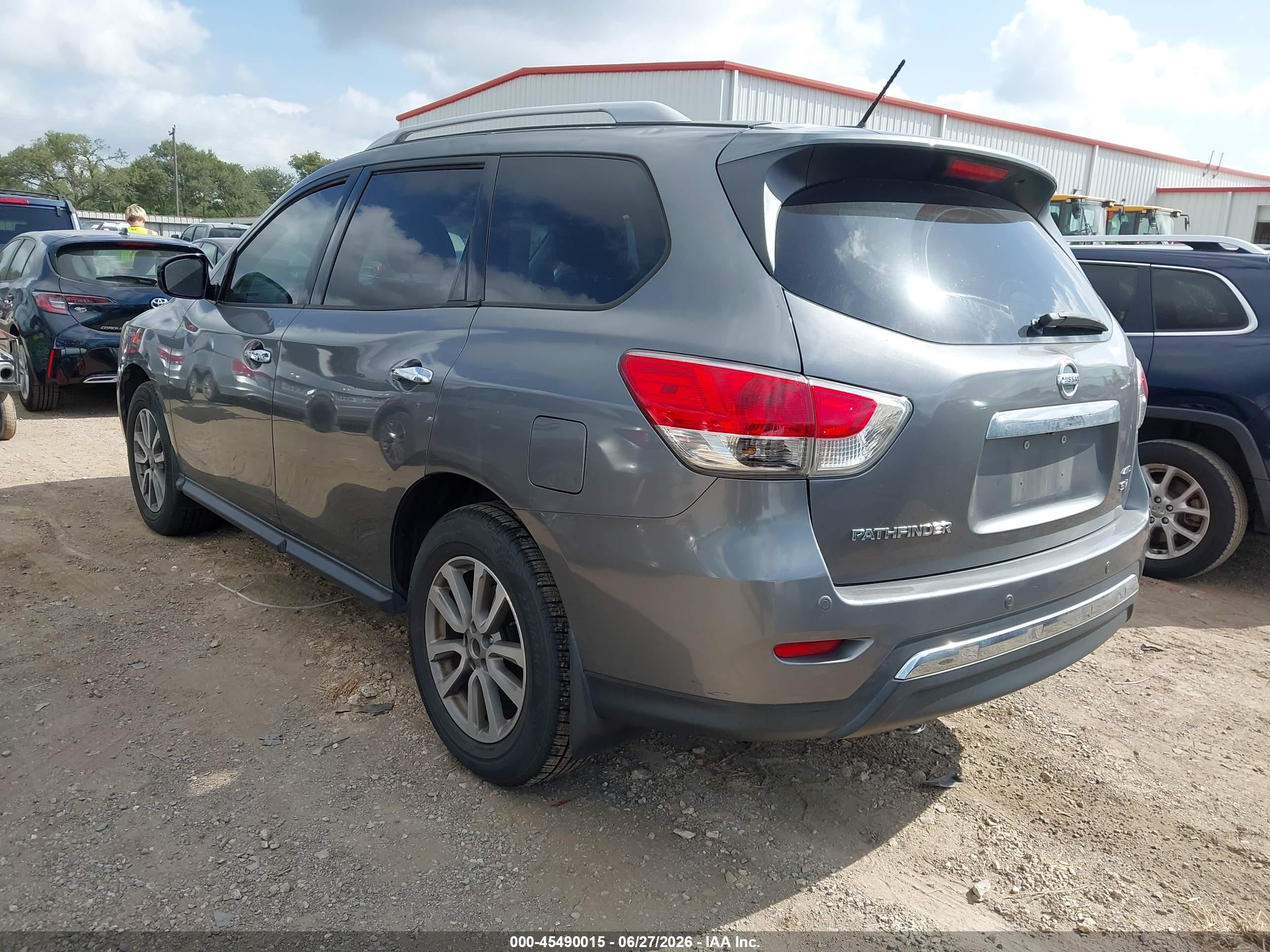 2015 Nissan Pathfinder Platinum/s/sl/sv Gray vin: 5N1AR2MM7FC679979