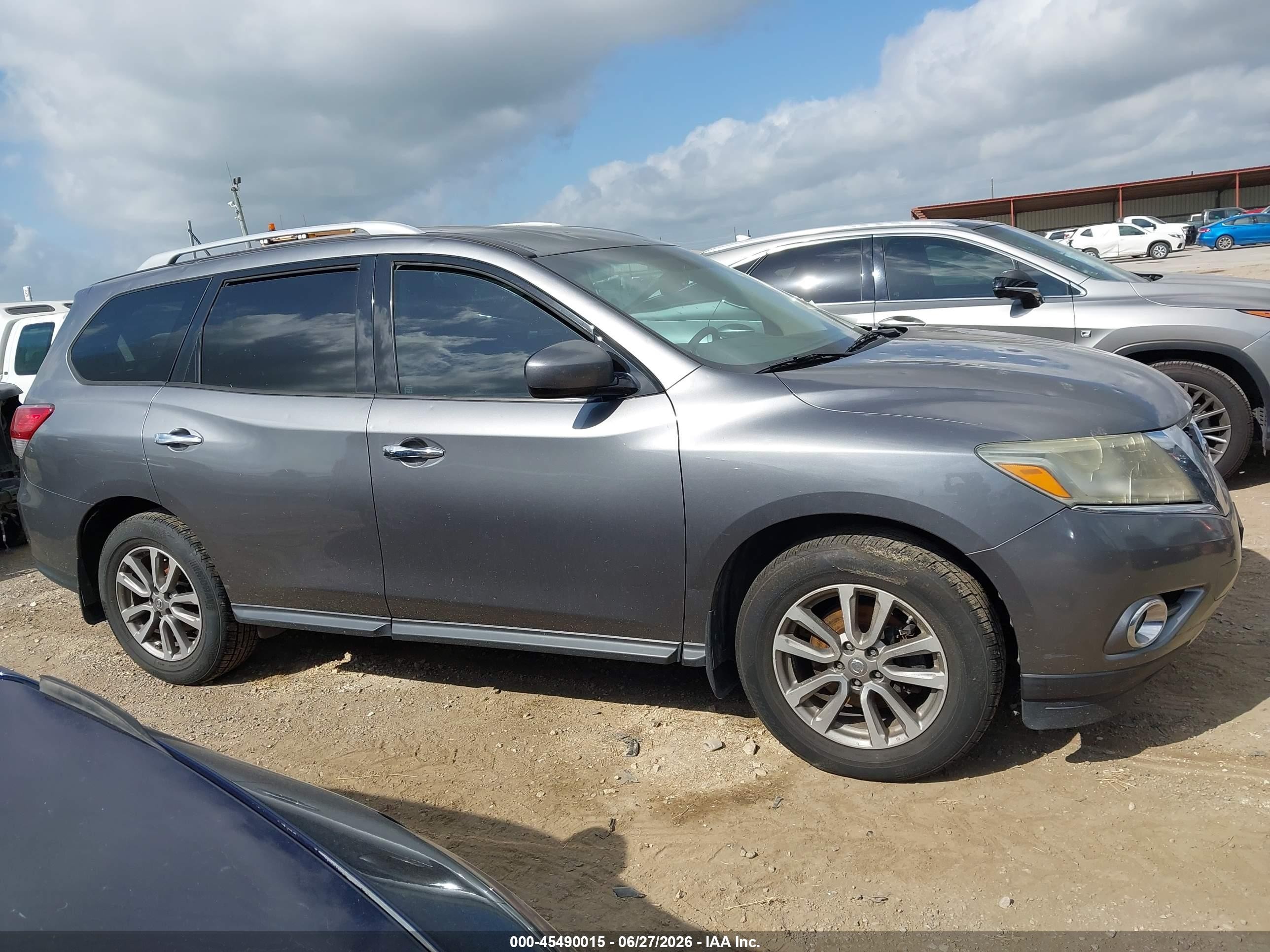 2015 Nissan Pathfinder Platinum/s/sl/sv Gray vin: 5N1AR2MM7FC679979