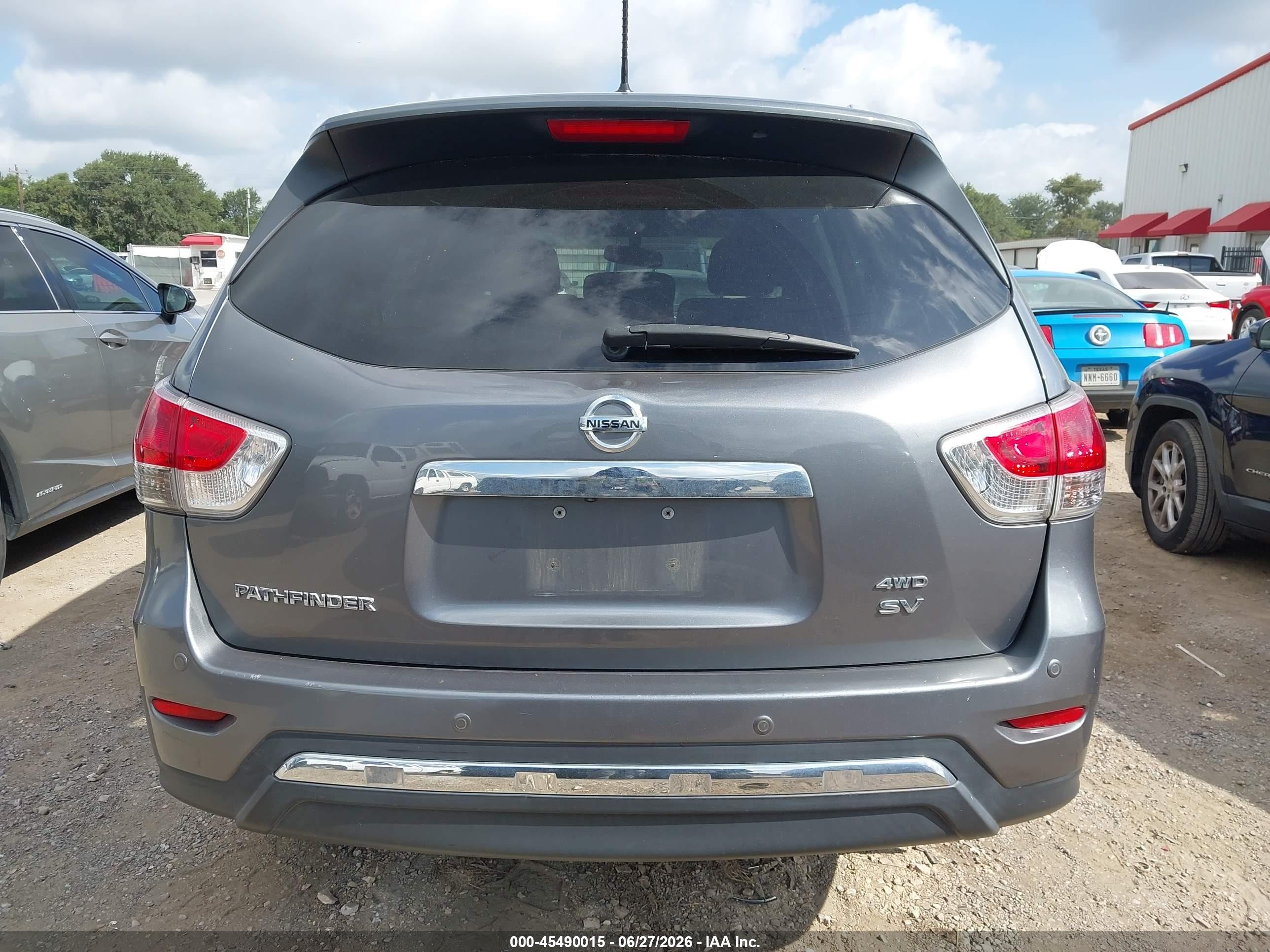 2015 Nissan Pathfinder Platinum/s/sl/sv Gray vin: 5N1AR2MM7FC679979
