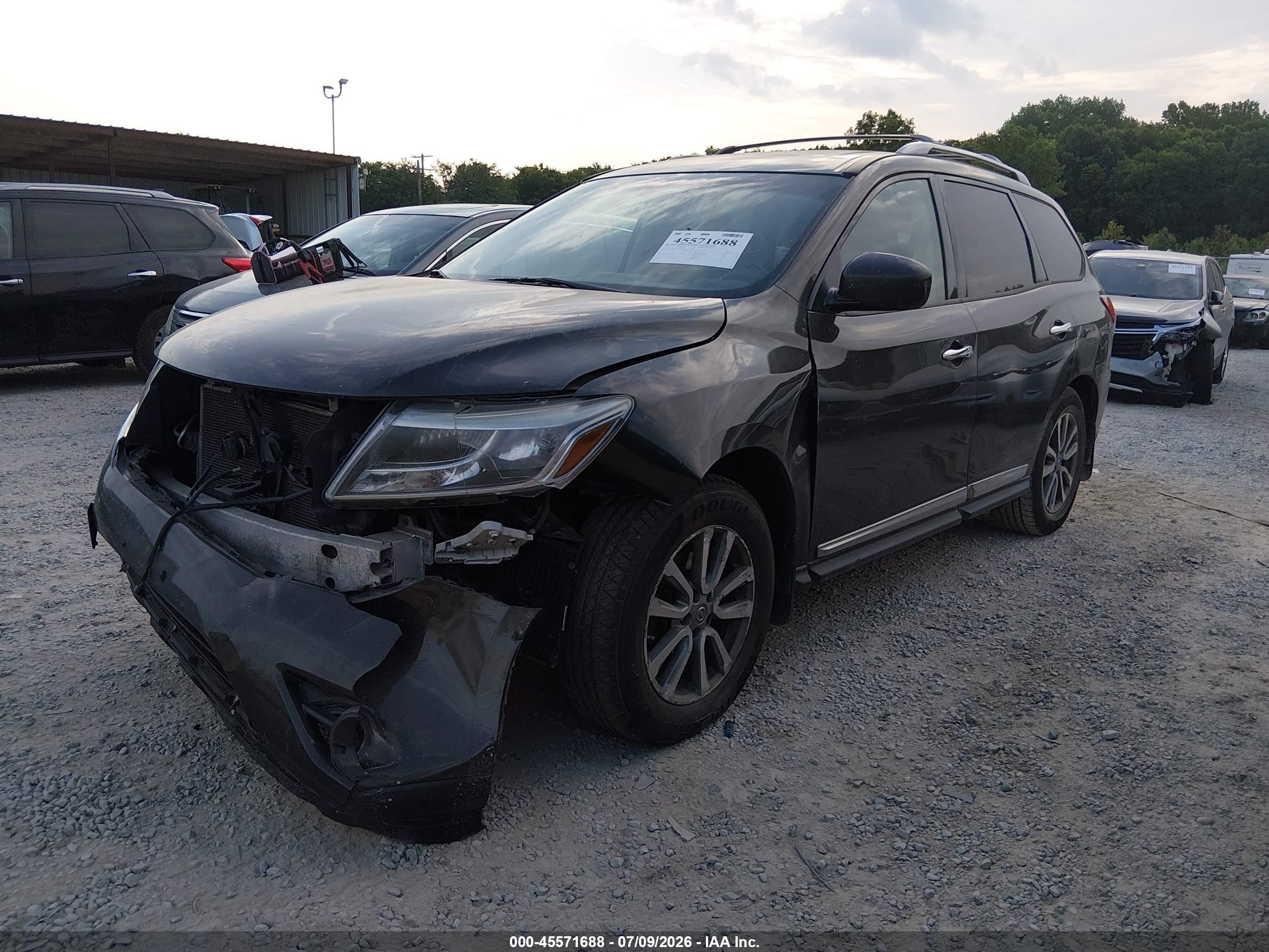 2015 Nissan Pathfinder Sl Черный vin: 5N1AR2MM7FC705495