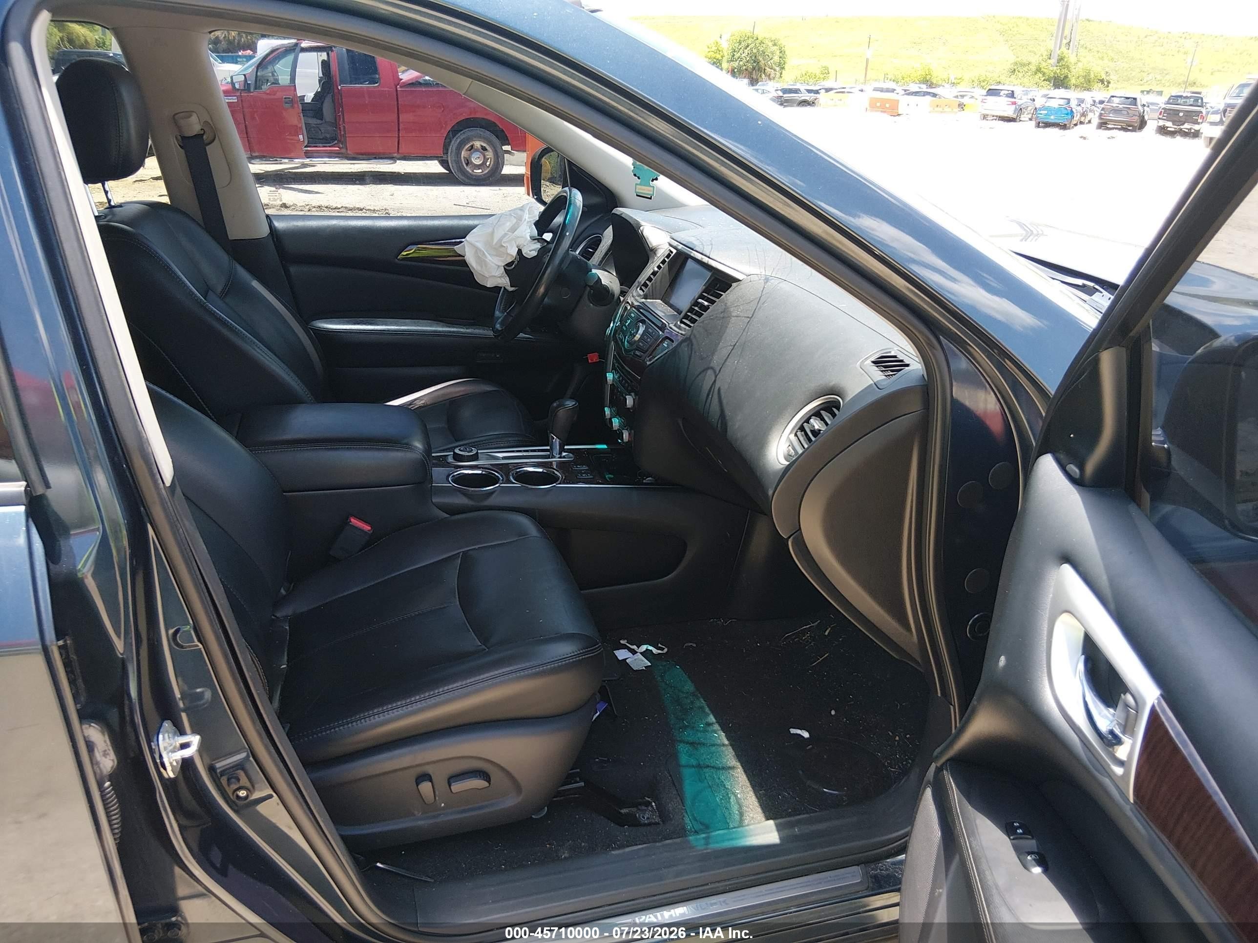 2015 Nissan Pathfinder Sl Синий vin: 5N1AR2MM7FC709403