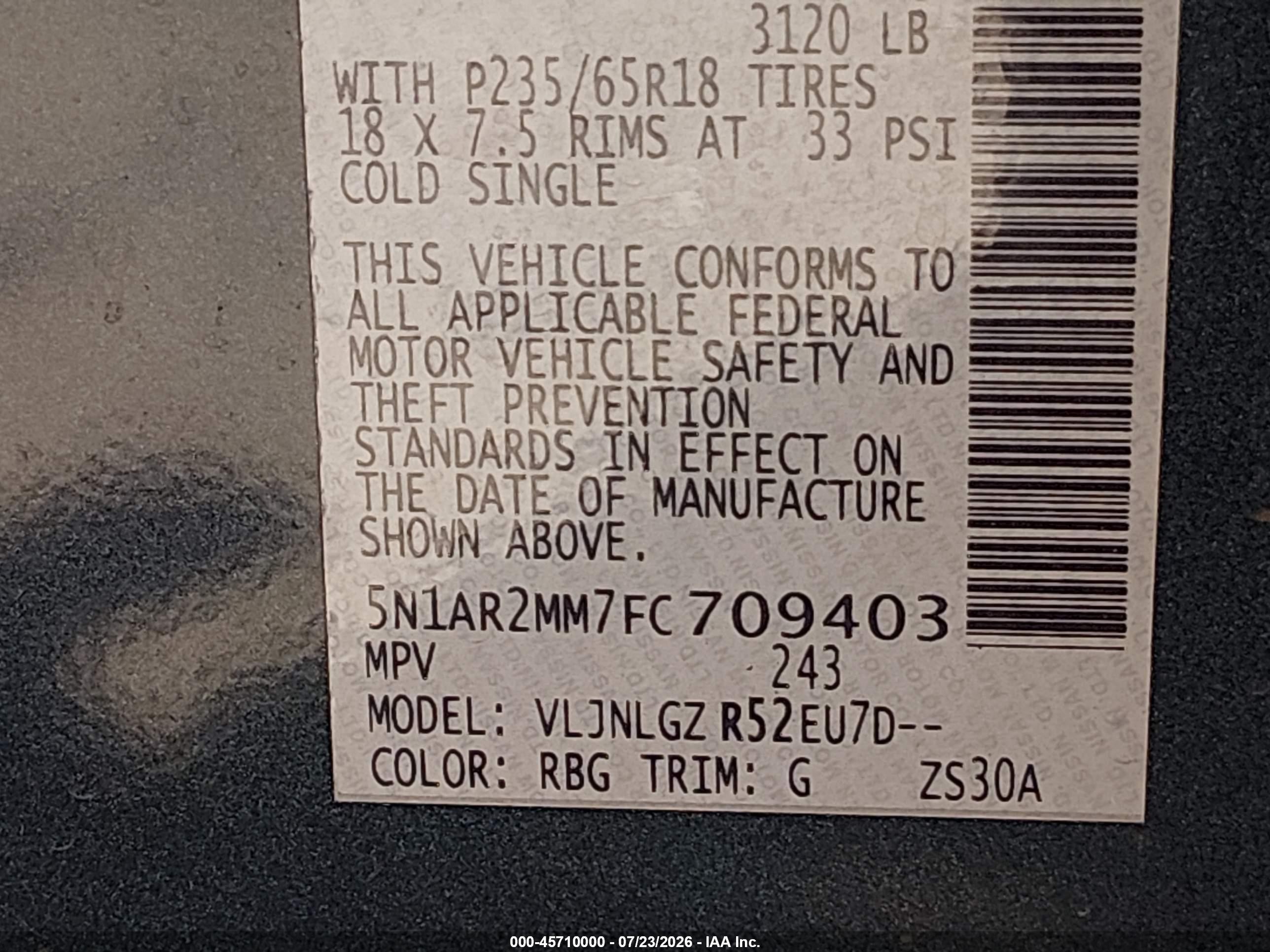 2015 Nissan Pathfinder Sl Синий vin: 5N1AR2MM7FC709403