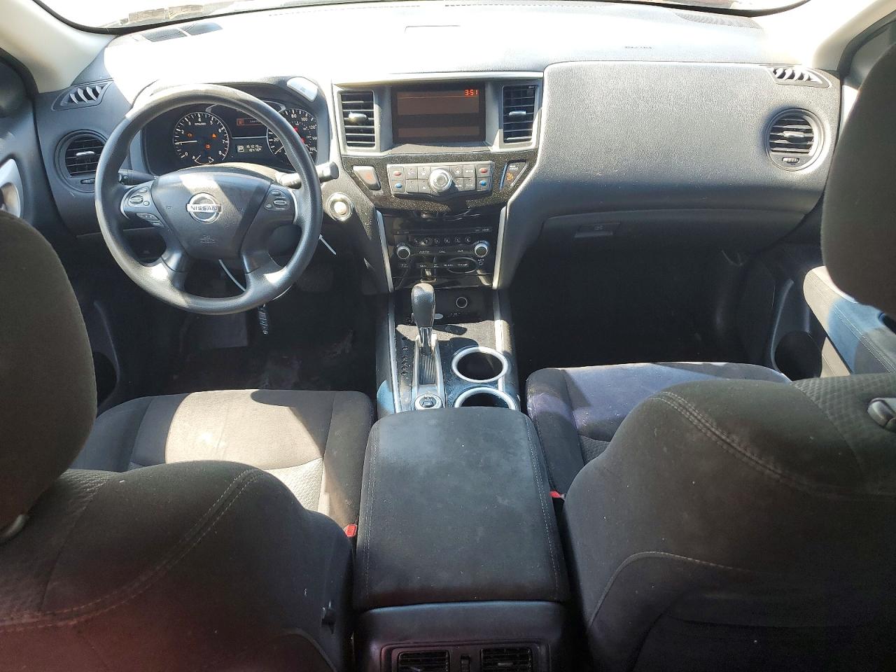2015 Nissan Pathfinder S Red vin: 5N1AR2MM7FC718165