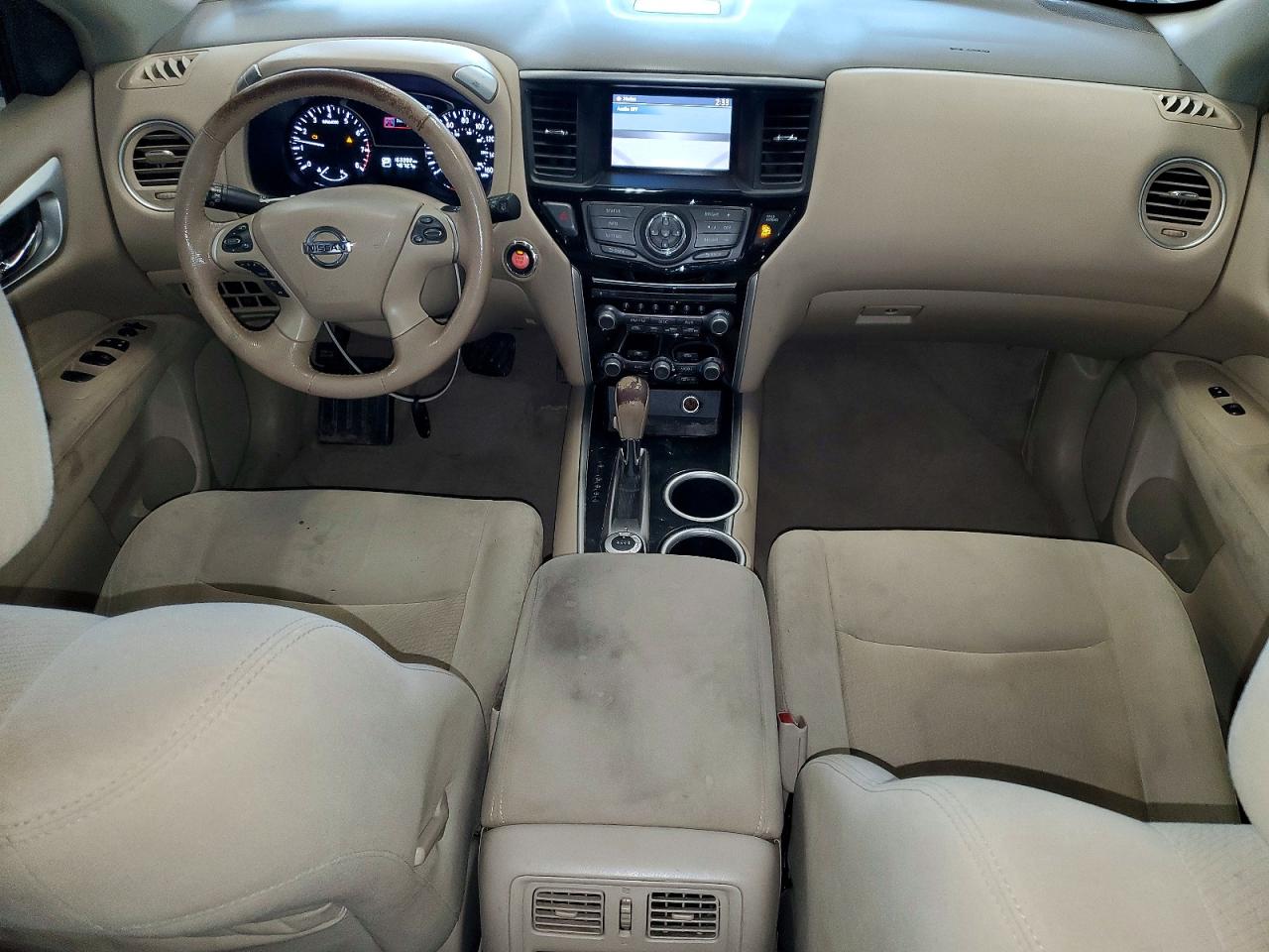 2013 Nissan Pathfinder S Белый vin: 5N1AR2MM8DC600610