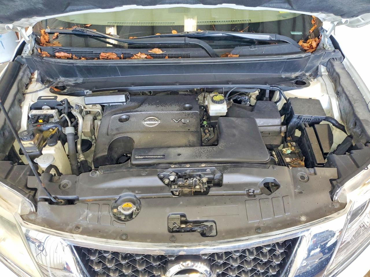 2013 Nissan Pathfinder S Белый vin: 5N1AR2MM8DC600610