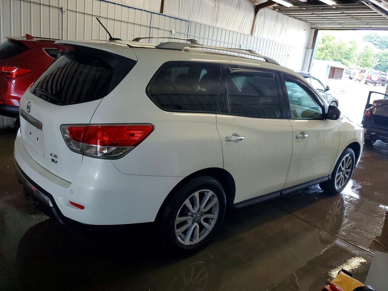 2013 Nissan Pathfinder S Белый vin: 5N1AR2MM8DC600610