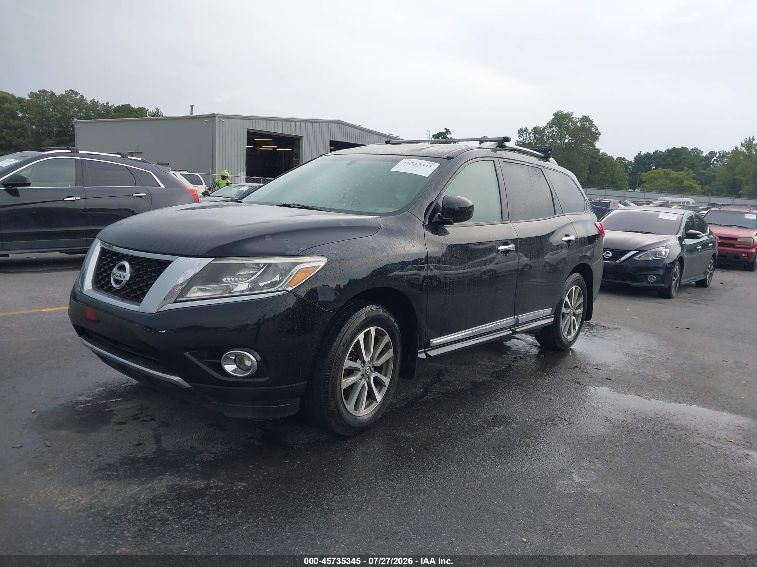 2013 Nissan Pathfinder Sl Black vin: 5N1AR2MM8DC619576