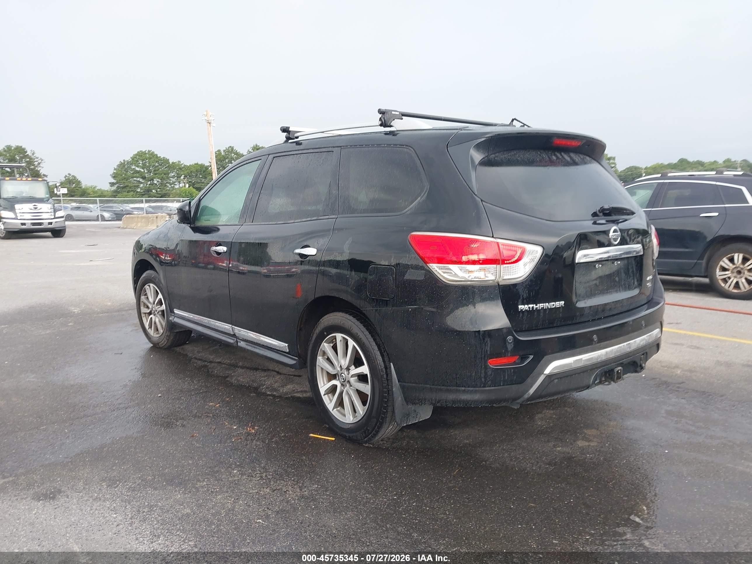 2013 Nissan Pathfinder Sl Black vin: 5N1AR2MM8DC619576