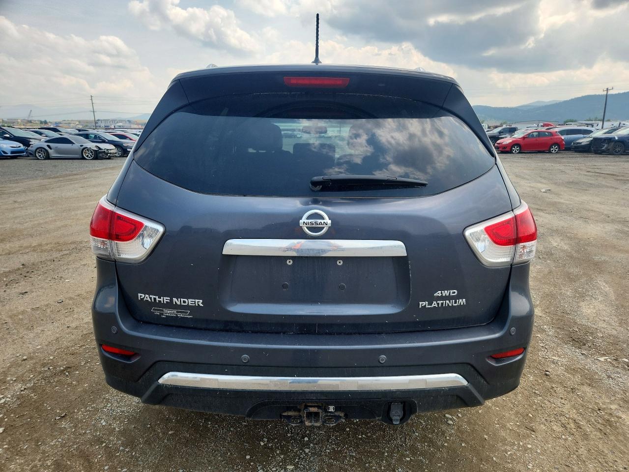 2013 Nissan Pathfinder S Gray vin: 5N1AR2MM8DC623692
