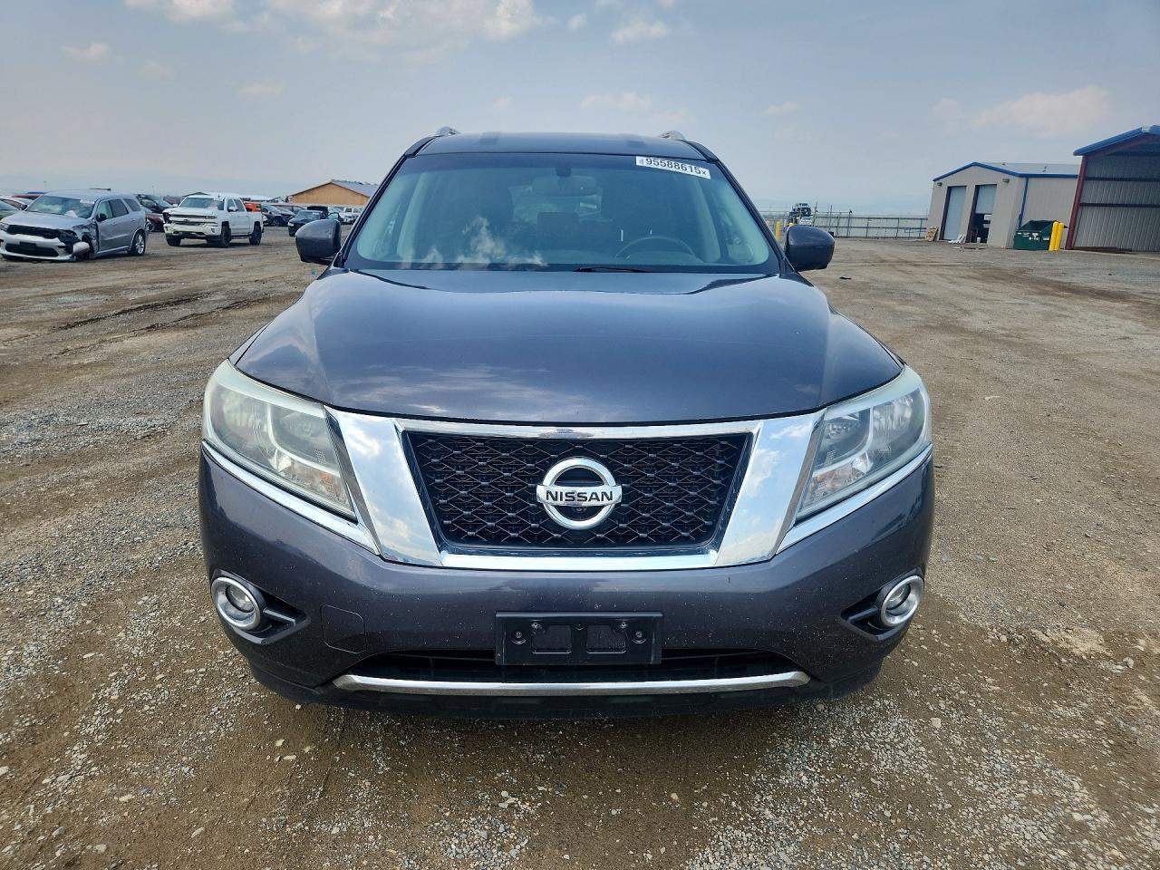 2013 Nissan Pathfinder S Gray vin: 5N1AR2MM8DC623692
