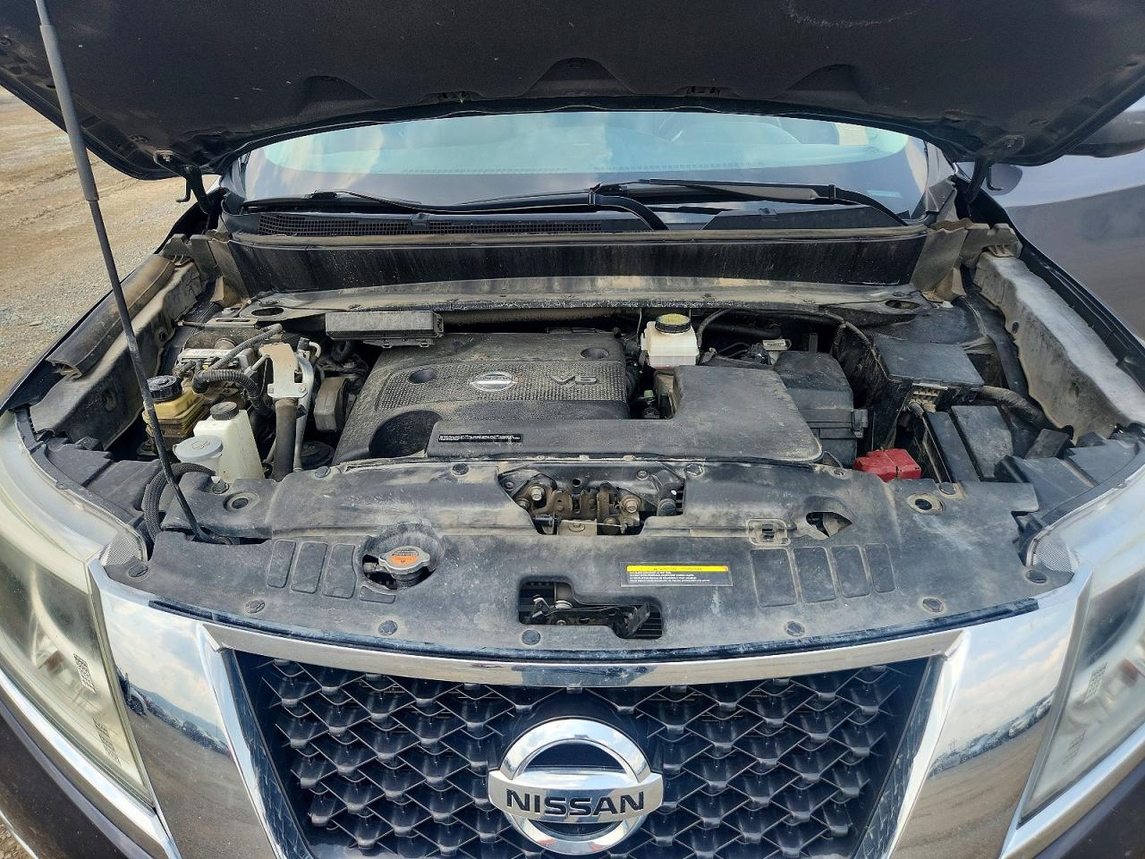 2013 Nissan Pathfinder S Gray vin: 5N1AR2MM8DC623692