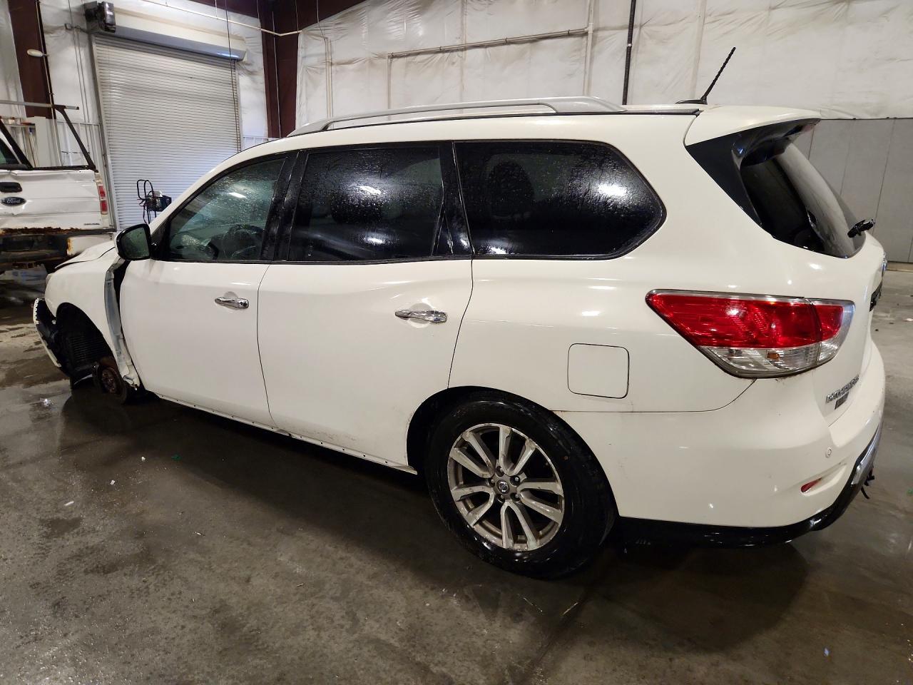 2013 Nissan Pathfinder S Белый vin: 5N1AR2MM8DC627516