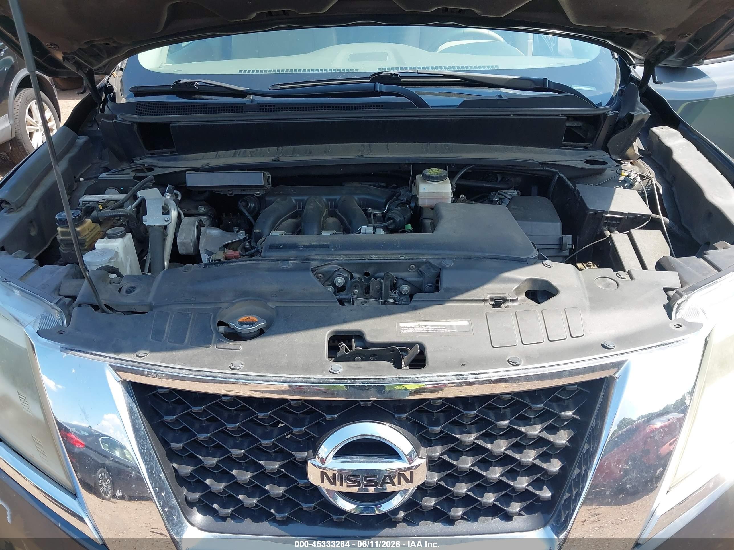 2013 Nissan Pathfinder Sl Gray vin: 5N1AR2MM8DC630349