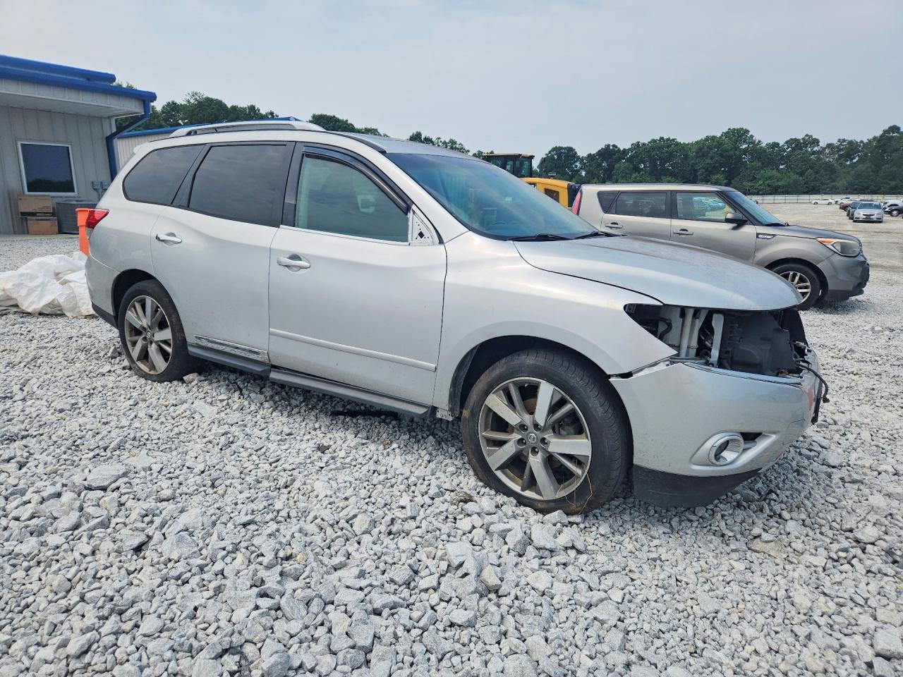 2013 Nissan Pathfinder S Серебряный vin: 5N1AR2MM8DC636264