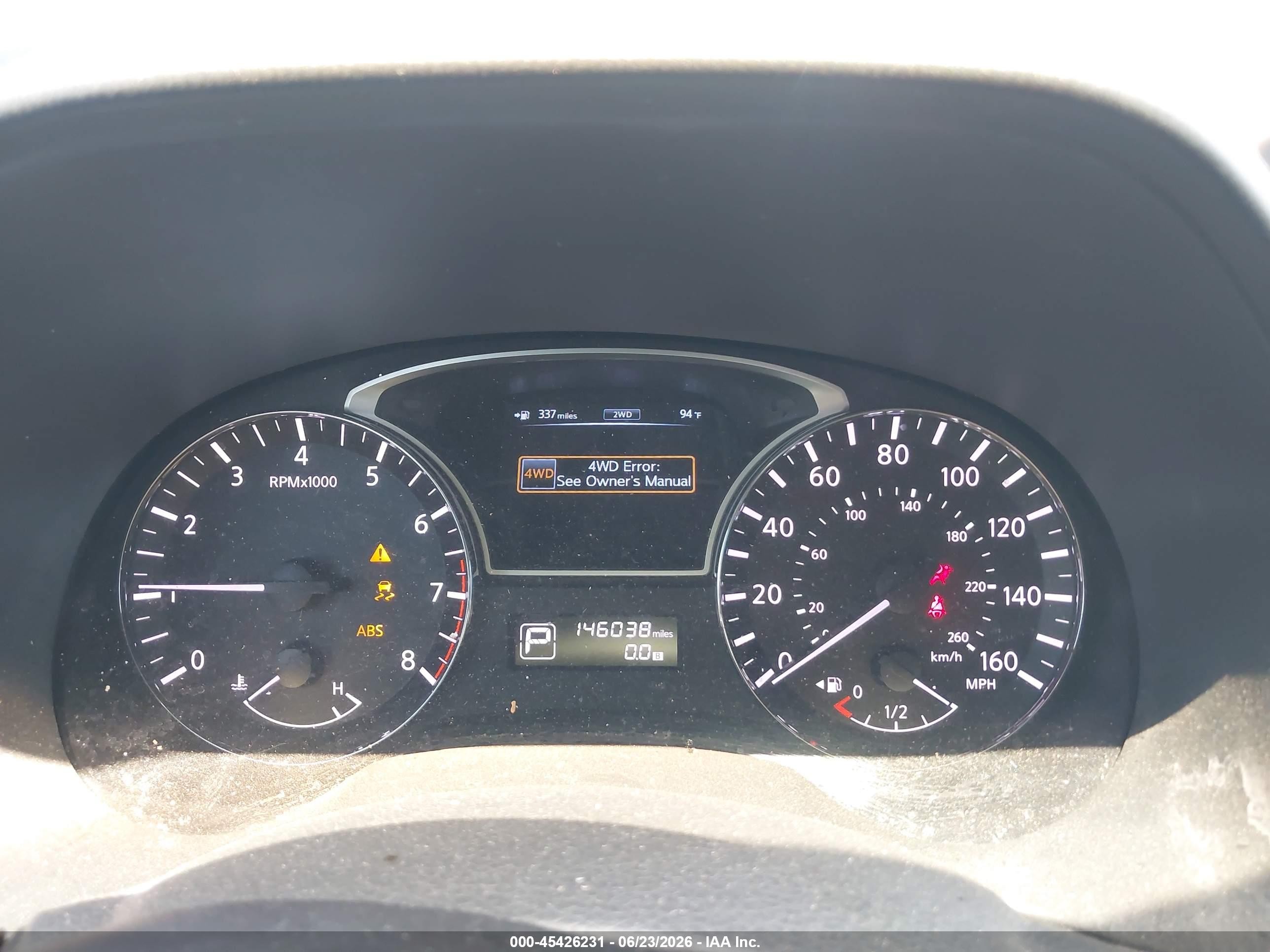2013 Nissan Pathfinder Sl Black vin: 5N1AR2MM8DC637222