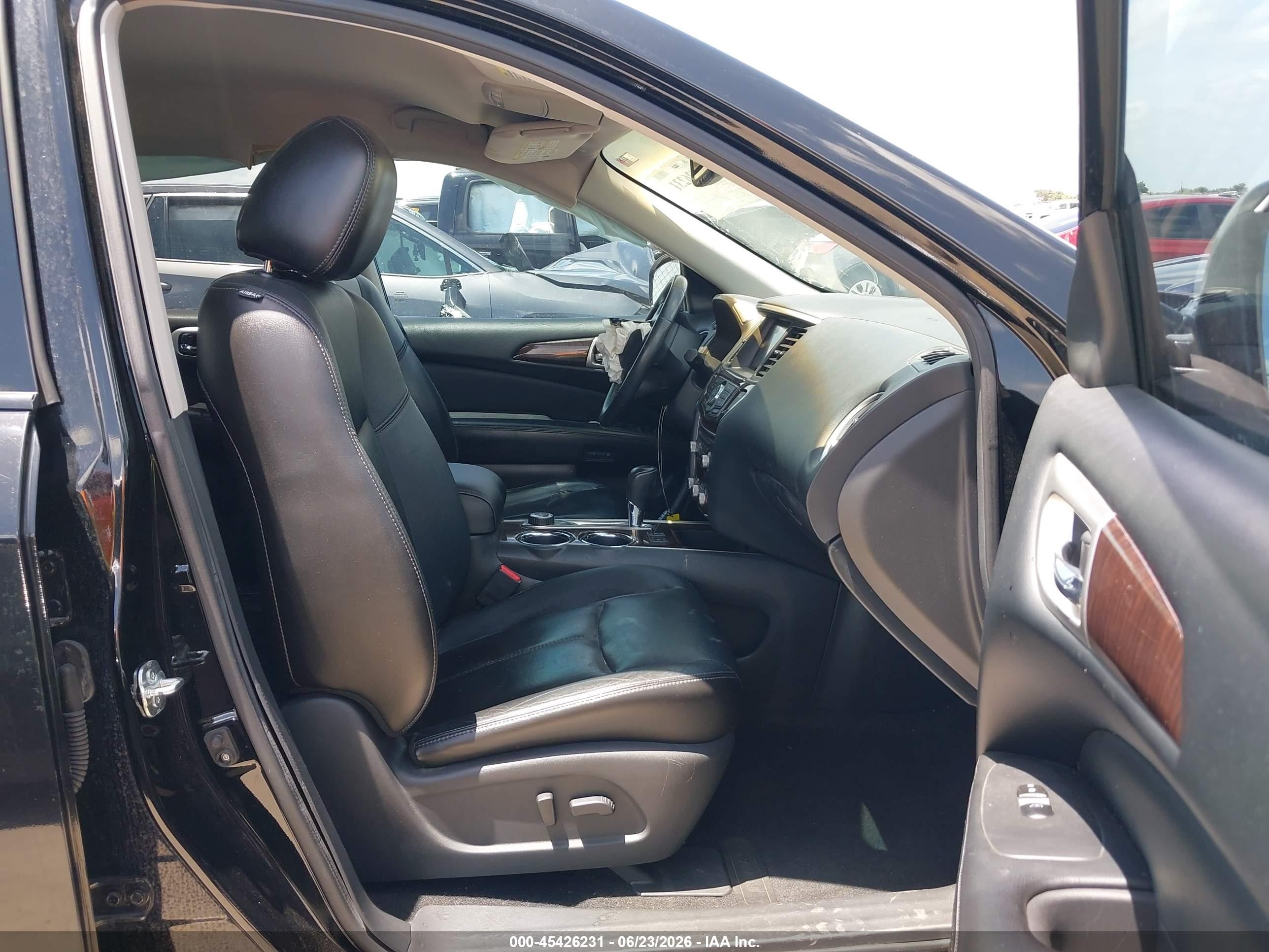 2013 Nissan Pathfinder Sl Black vin: 5N1AR2MM8DC637222