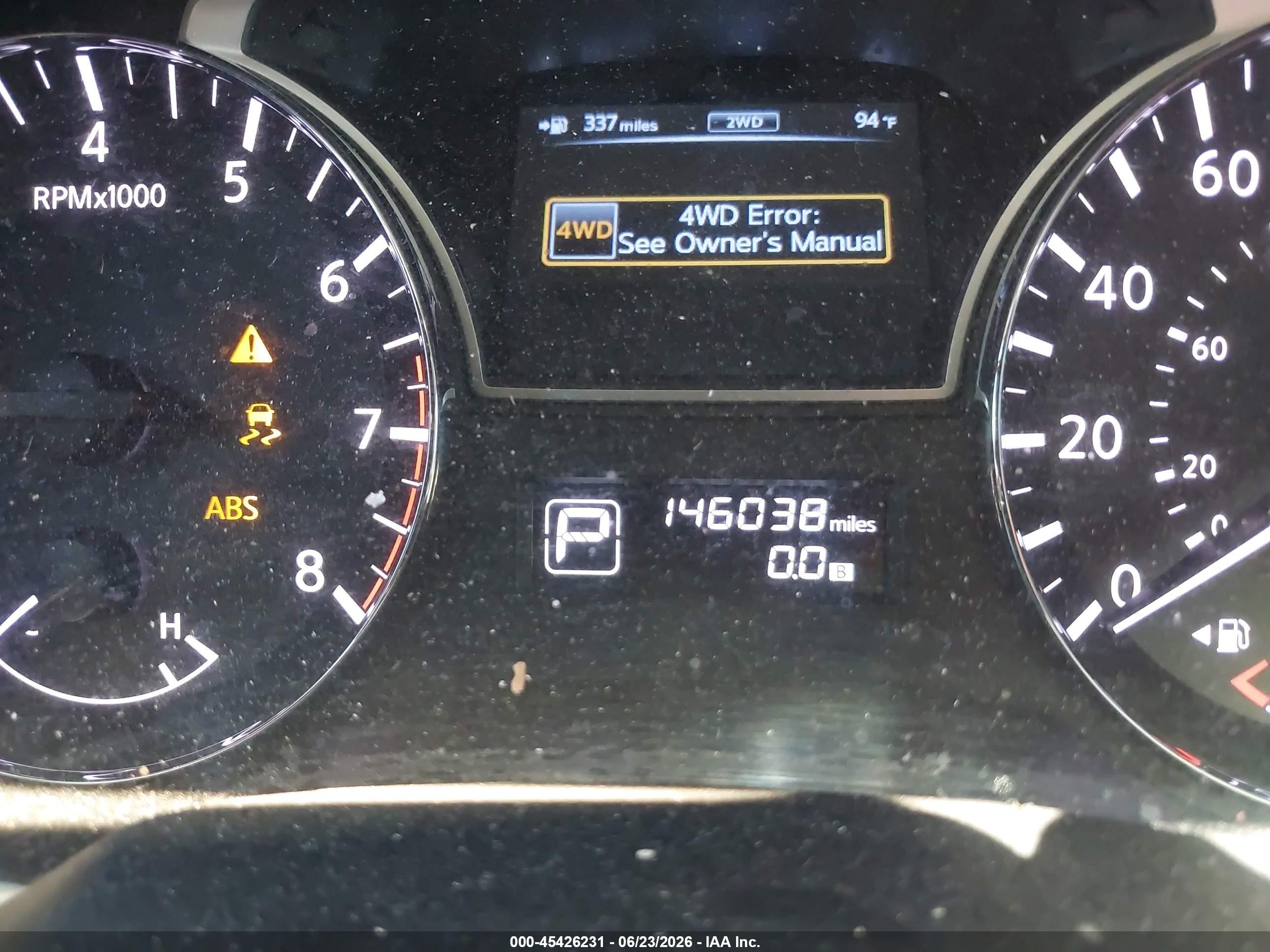 2013 Nissan Pathfinder Sl Black vin: 5N1AR2MM8DC637222