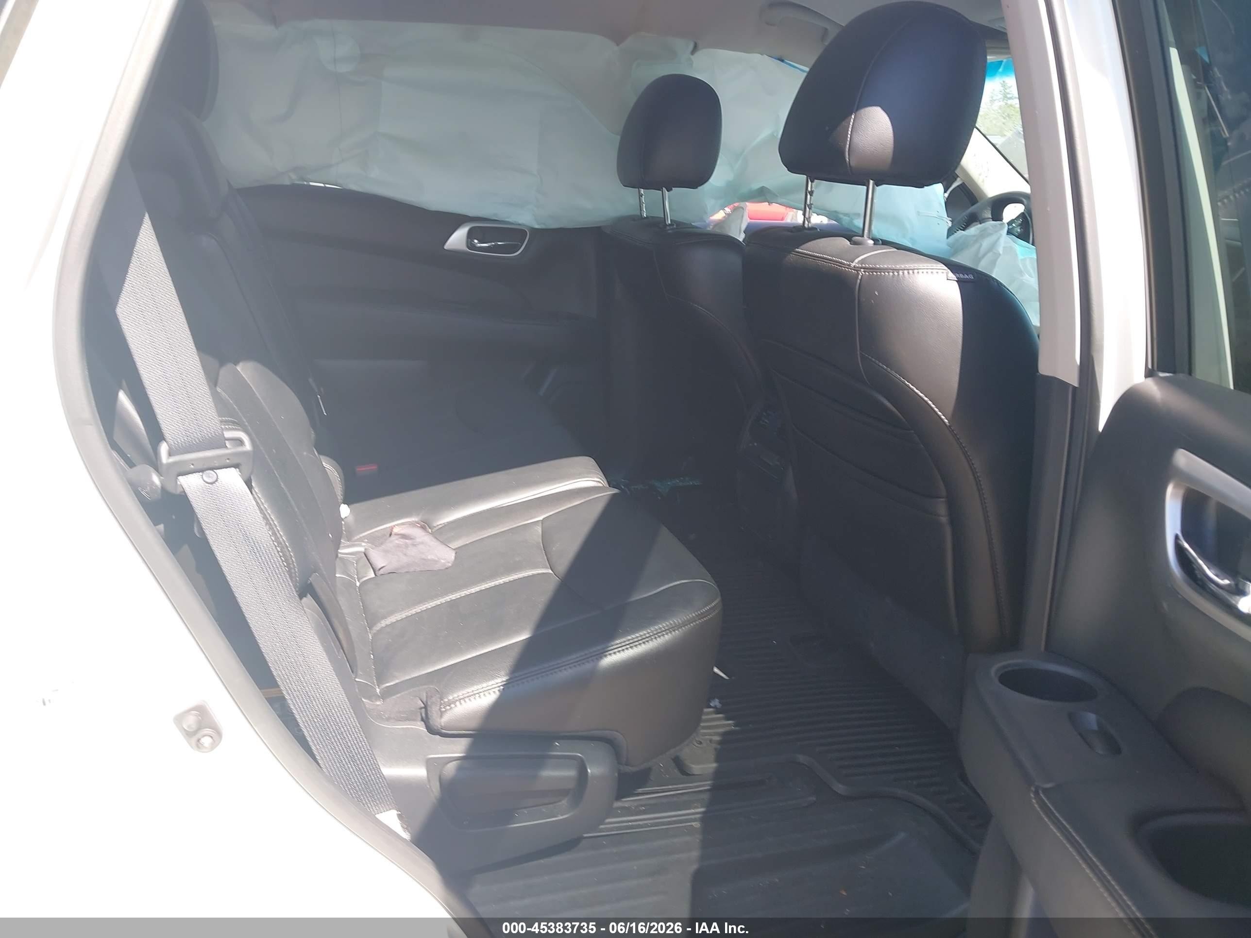 2013 Nissan Pathfinder Sl White vin: 5N1AR2MM8DC638385