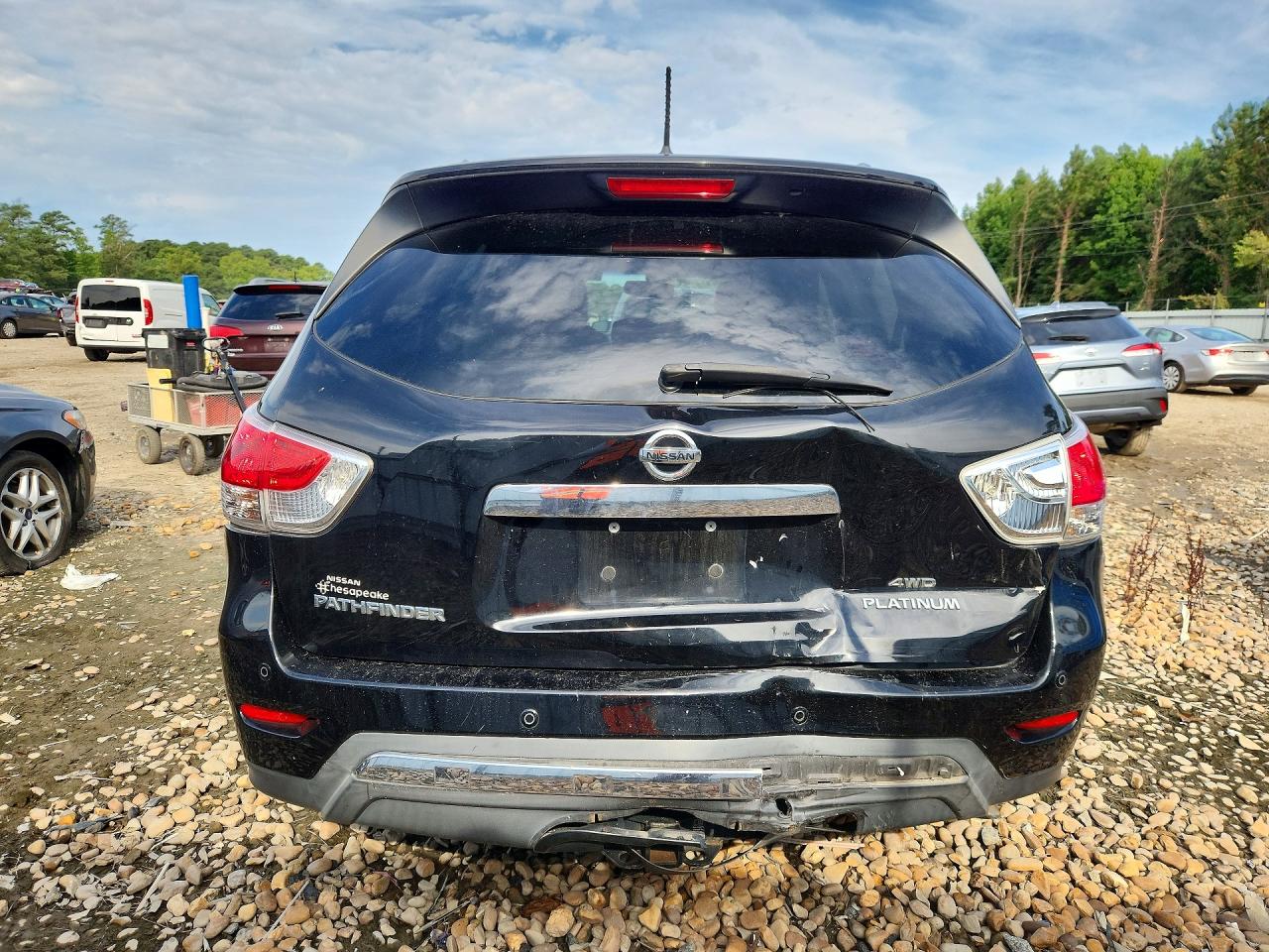 2013 Nissan Pathfinder S Black vin: 5N1AR2MM8DC652237