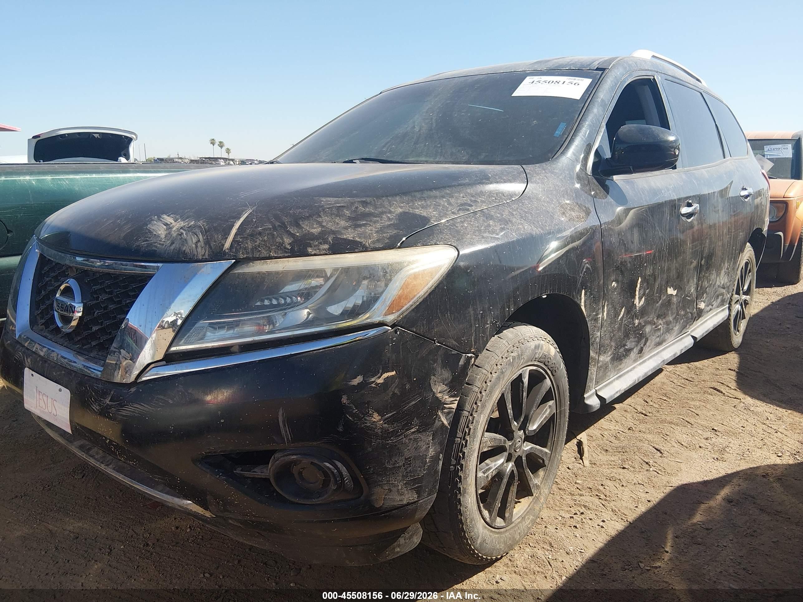 2013 Nissan Pathfinder Sv Black vin: 5N1AR2MM8DC655641