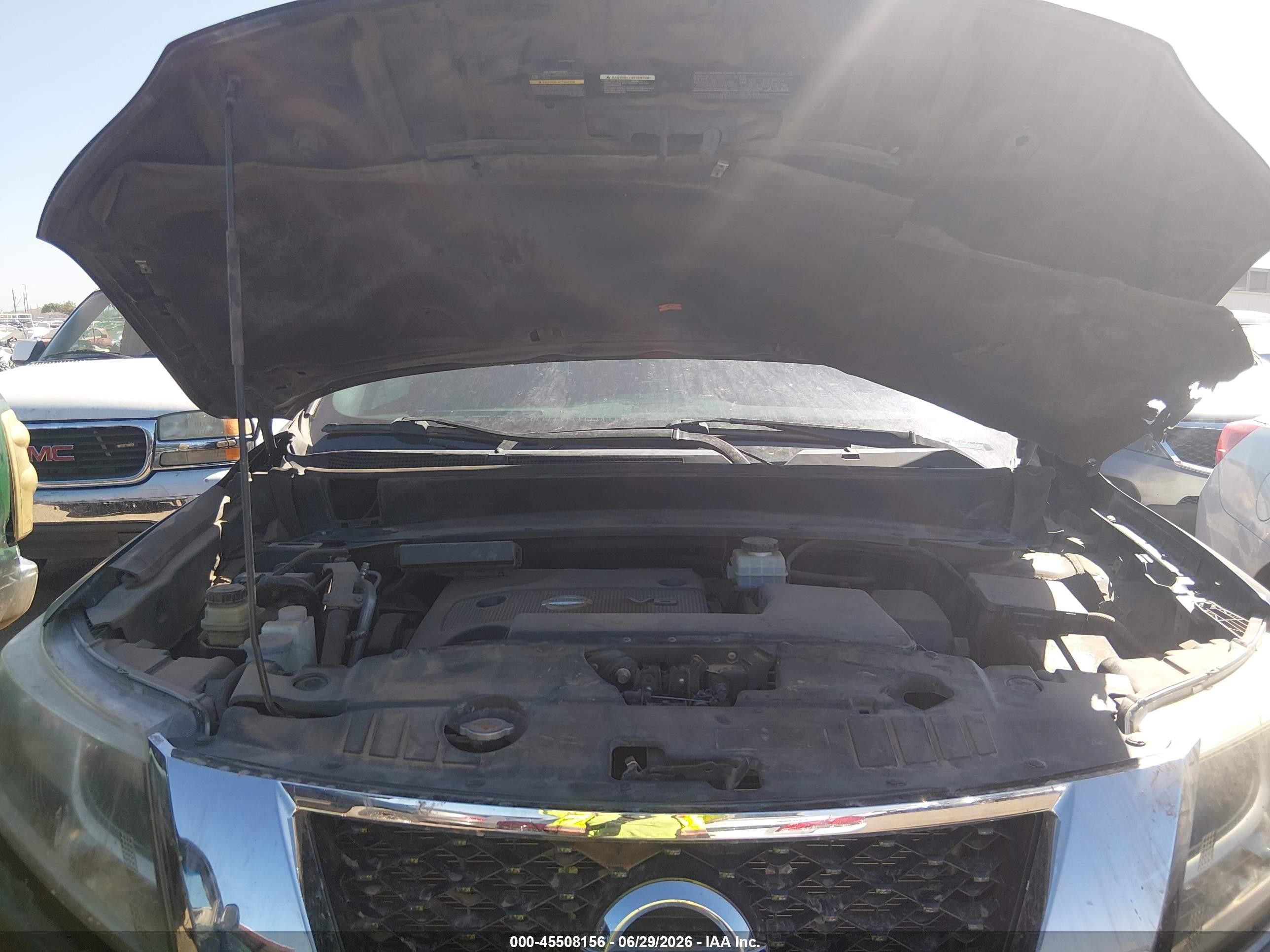 2013 Nissan Pathfinder Sv Black vin: 5N1AR2MM8DC655641