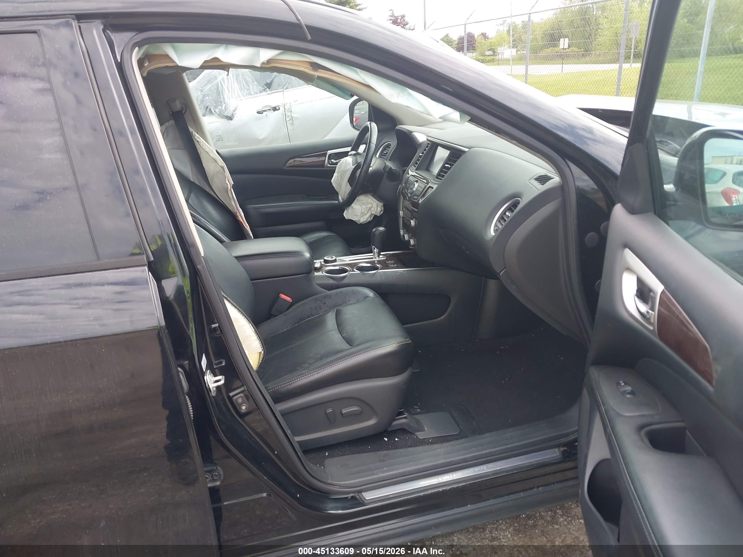 2013 Nissan Pathfinder Platinum/s/sl/sv Black vin: 5N1AR2MM8DC662105