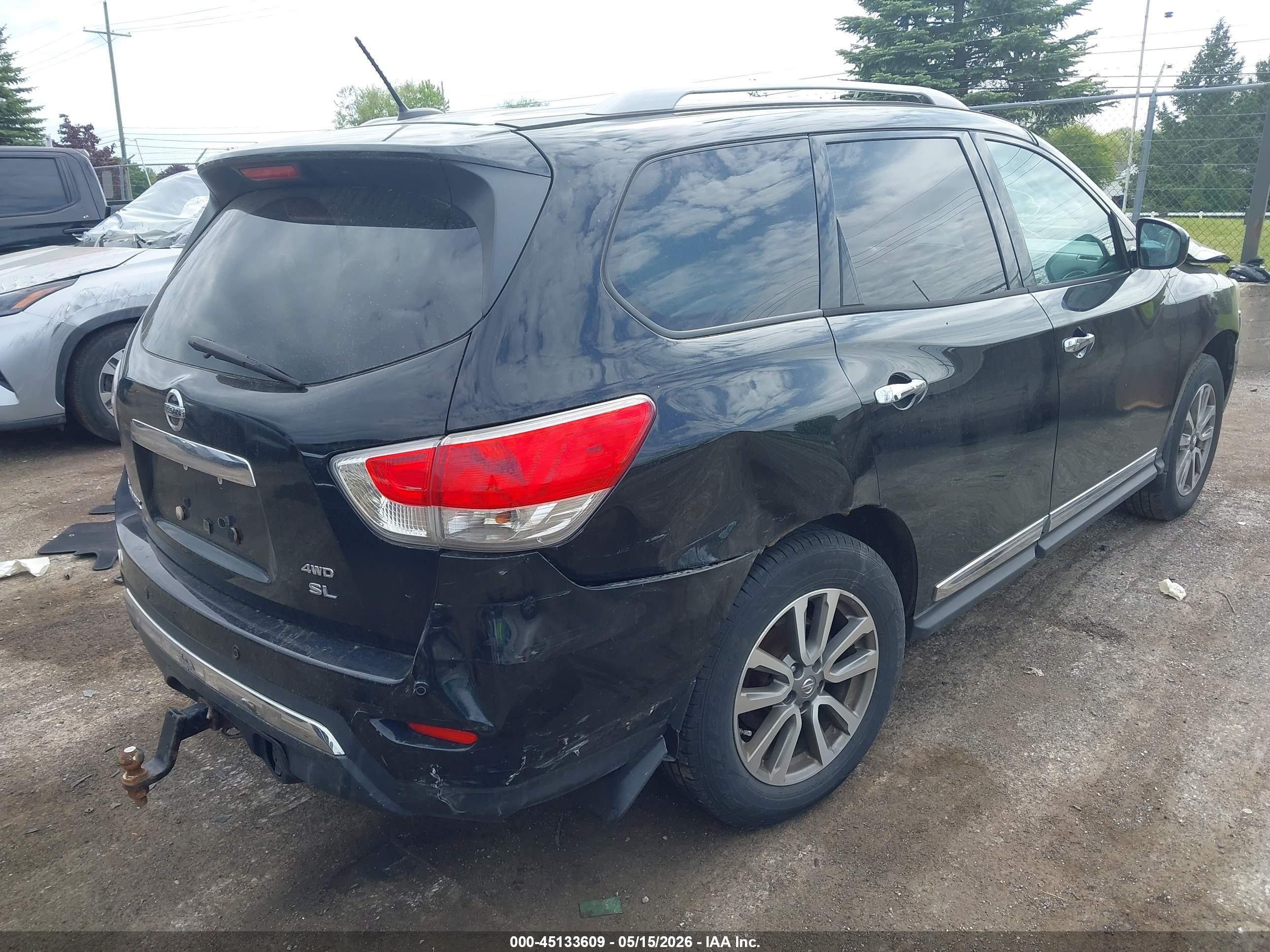 2013 Nissan Pathfinder Platinum/s/sl/sv Black vin: 5N1AR2MM8DC662105