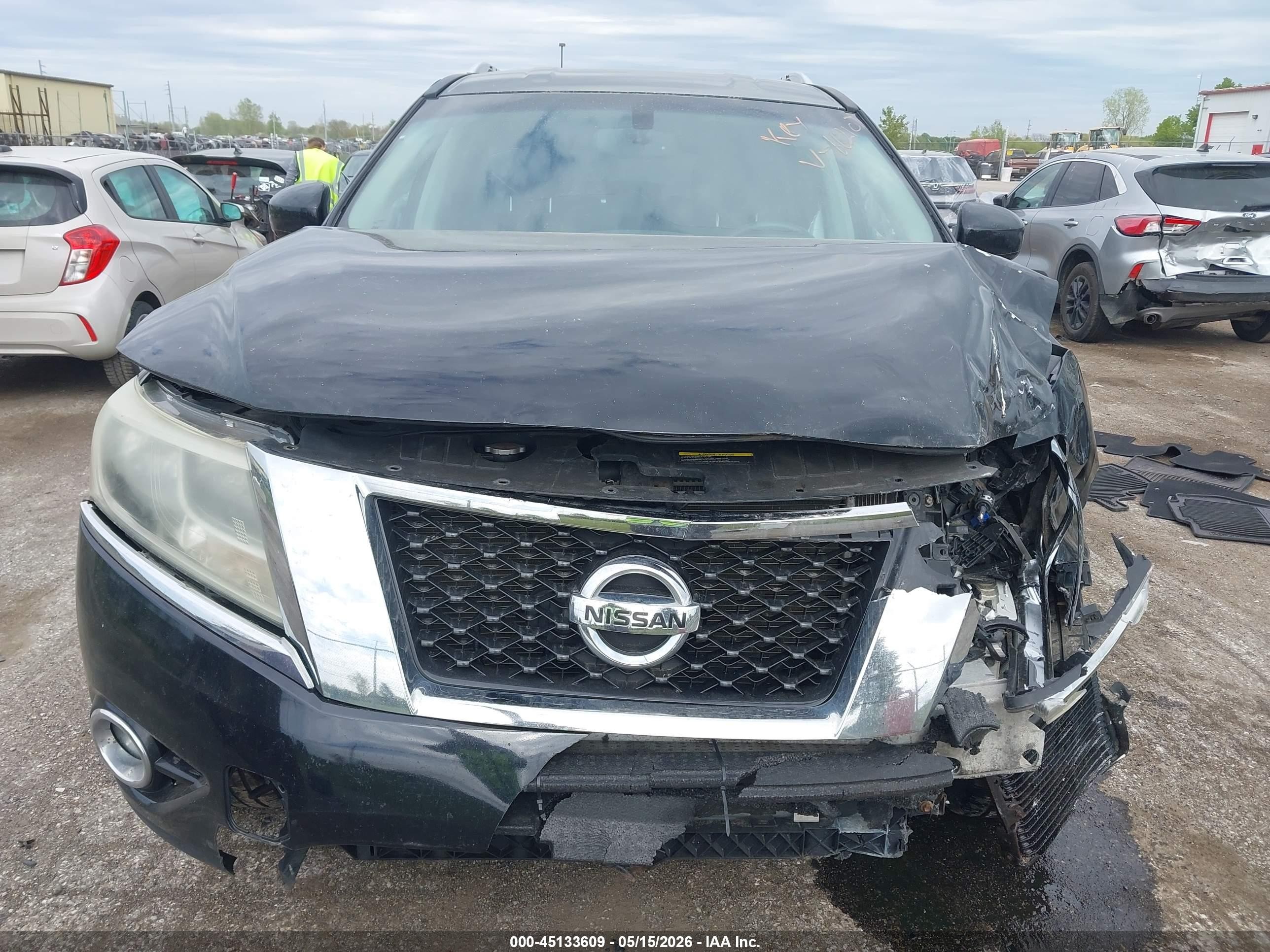 2013 Nissan Pathfinder Platinum/s/sl/sv Black vin: 5N1AR2MM8DC662105