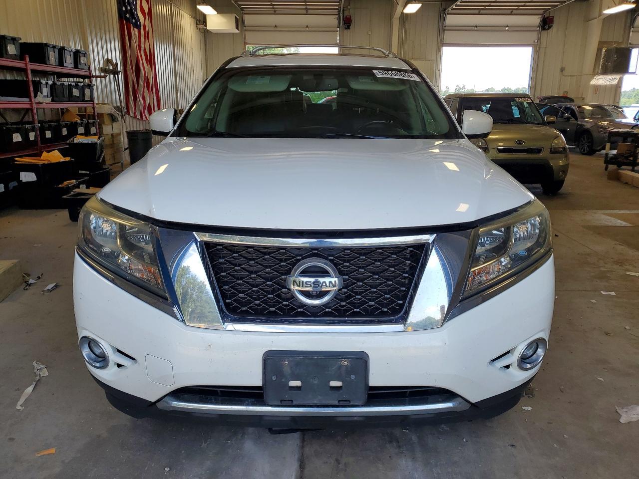 2013 Nissan Pathfinder S White vin: 5N1AR2MM8DC682550