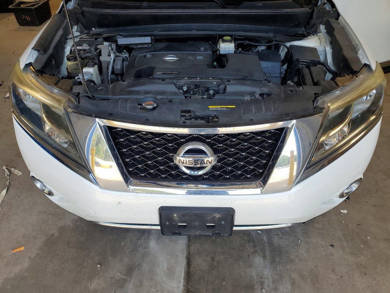 2013 Nissan Pathfinder S White vin: 5N1AR2MM8DC682550