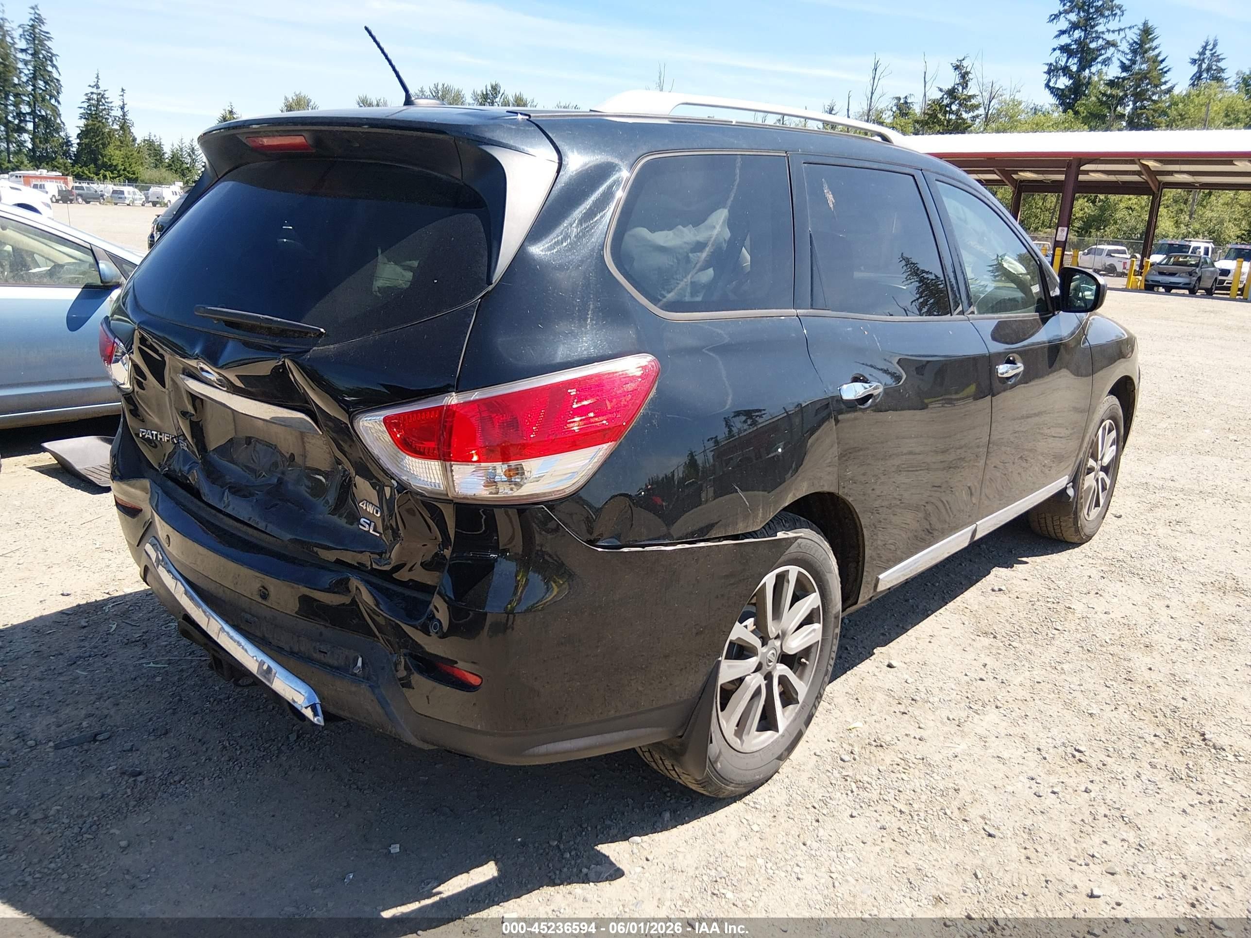 2014 Nissan Pathfinder Sl Черный vin: 5N1AR2MM8EC602892