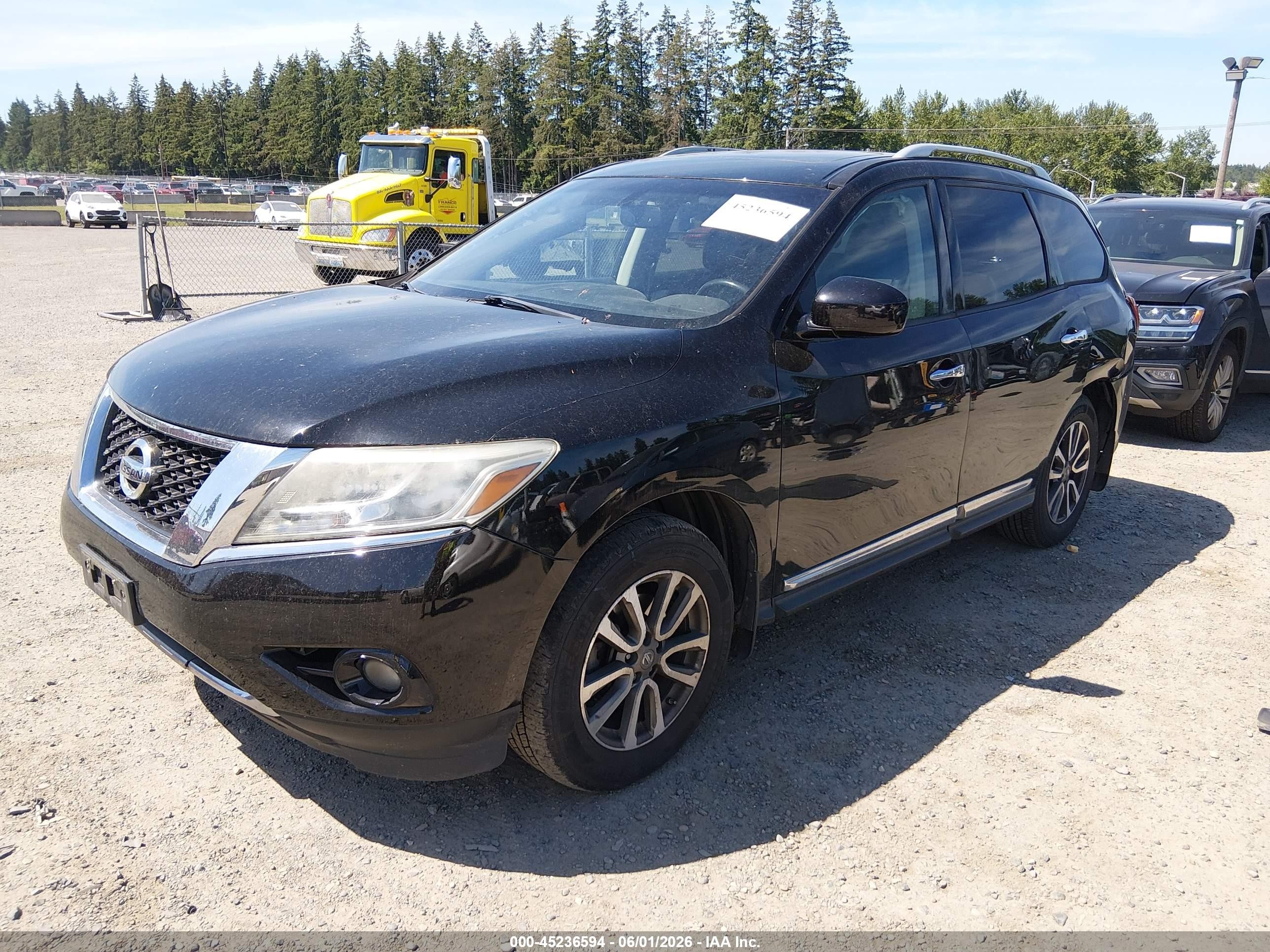 2014 Nissan Pathfinder Sl Черный vin: 5N1AR2MM8EC602892