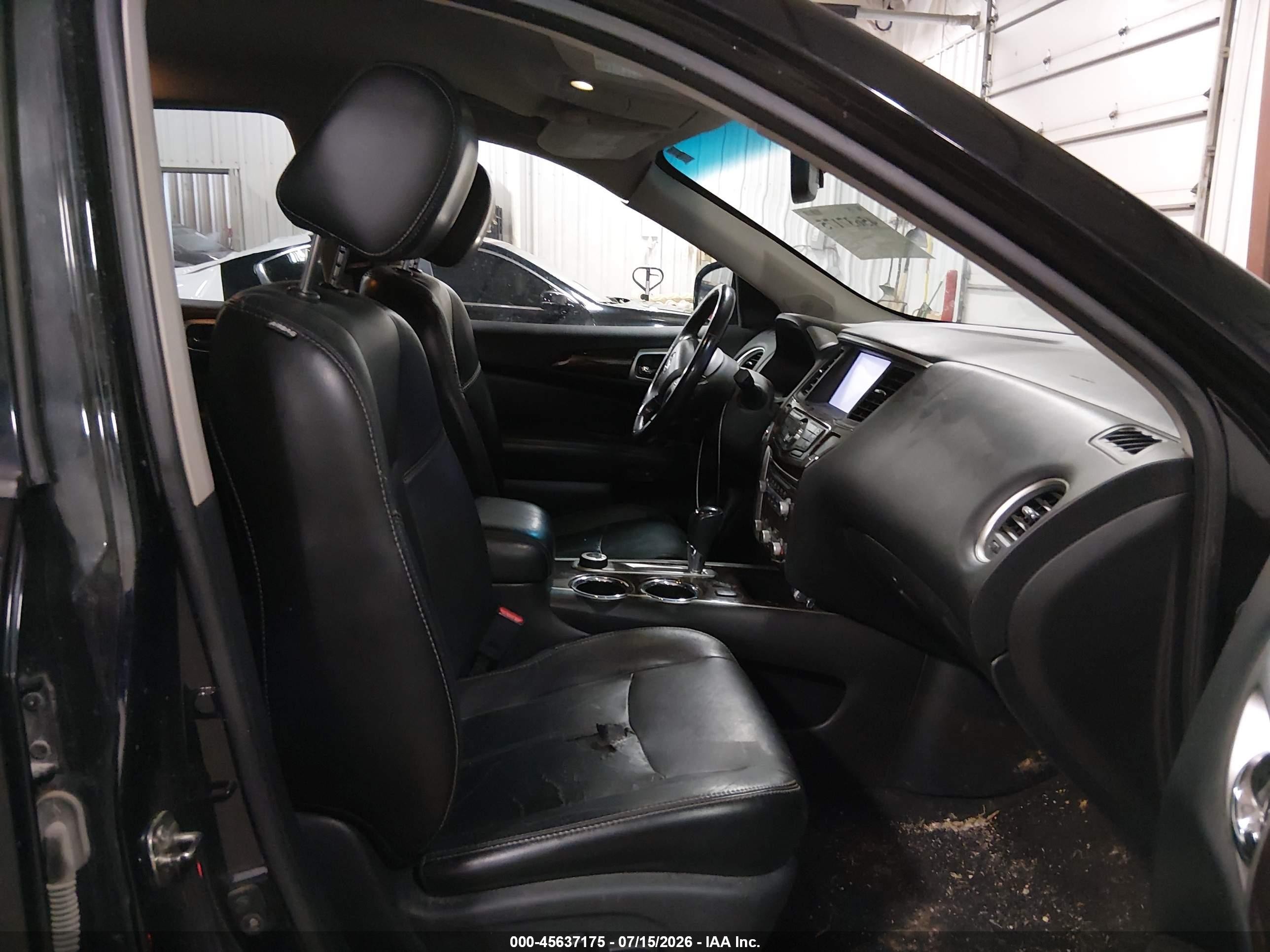 2014 Nissan Pathfinder Sl Black vin: 5N1AR2MM8EC617201