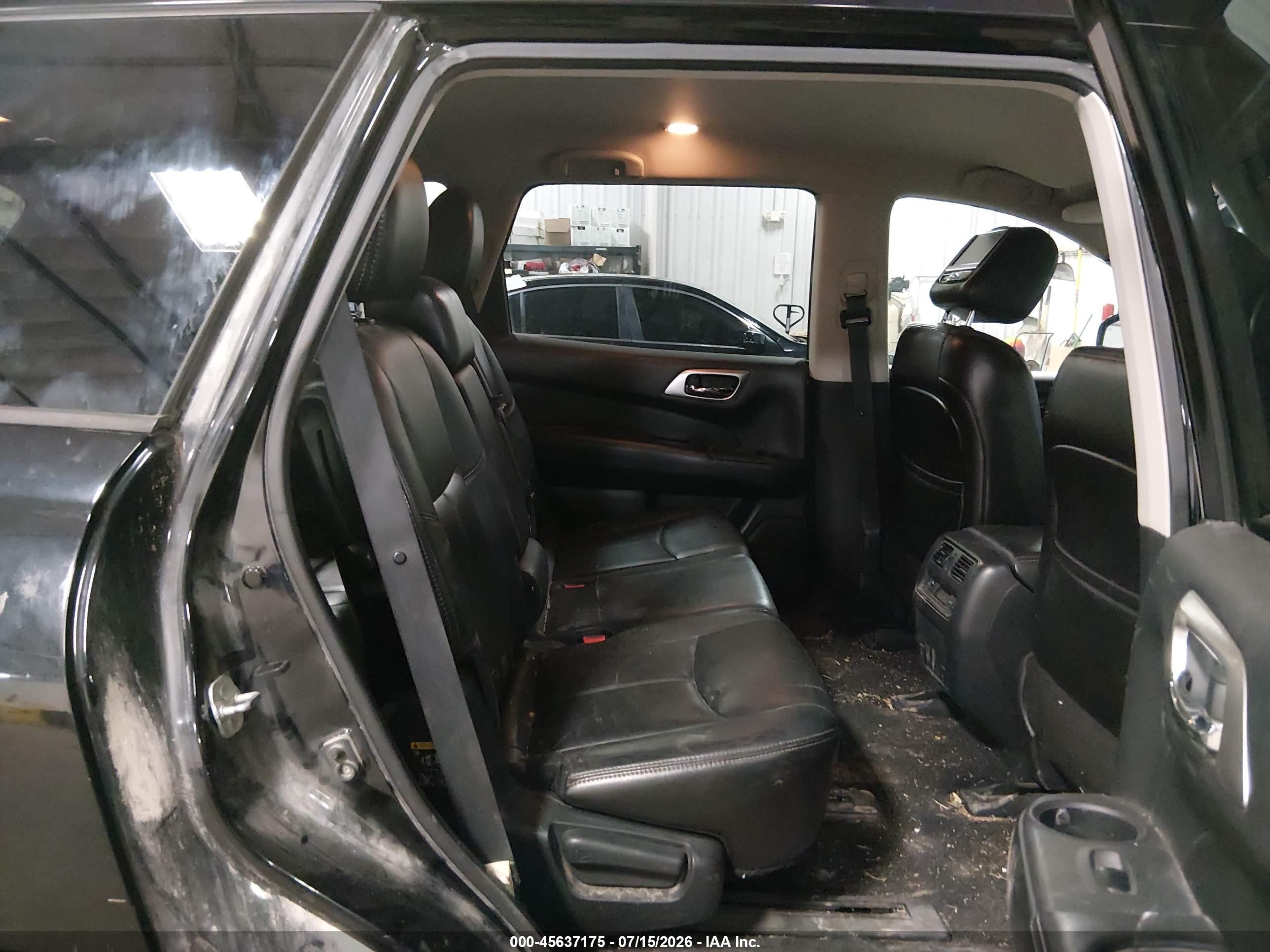 2014 Nissan Pathfinder Sl Black vin: 5N1AR2MM8EC617201