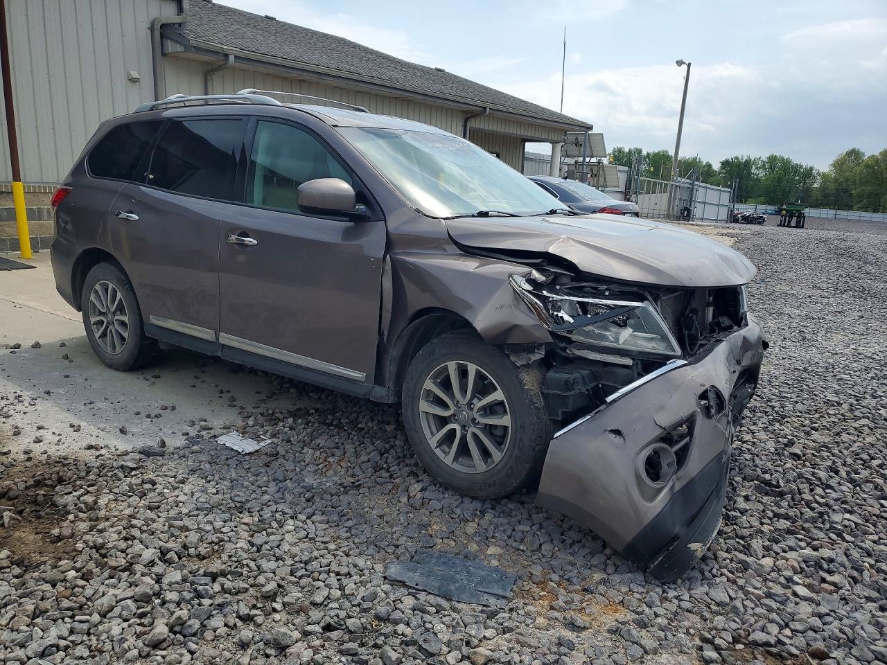 2014 Nissan Pathfinder Sl Silver vin: 5N1AR2MM8EC641787