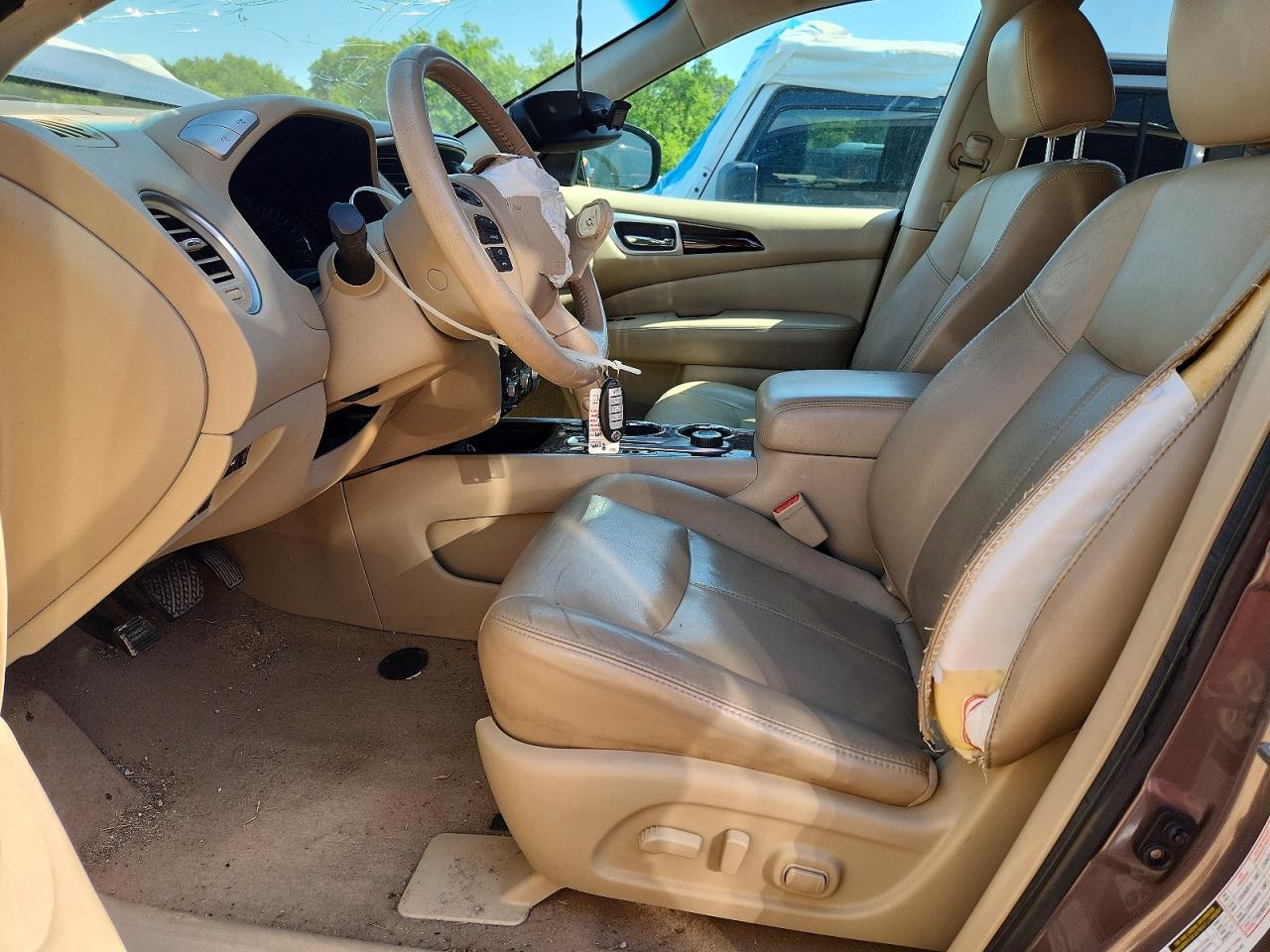 2014 Nissan Pathfinder Sl Silver vin: 5N1AR2MM8EC641787