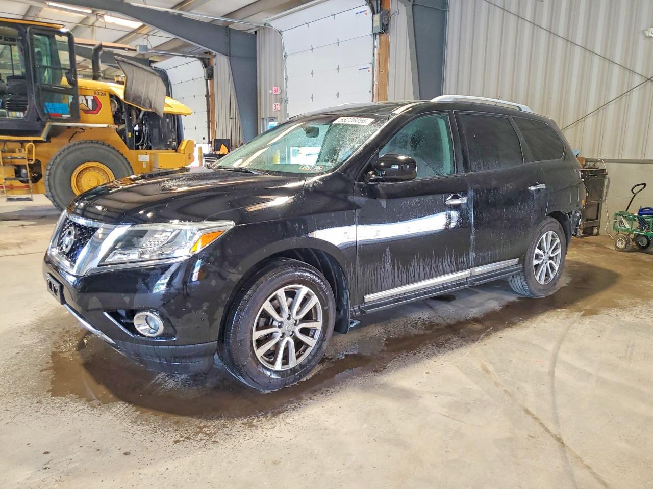 2014 Nissan Pathfinder Sl Black vin: 5N1AR2MM8EC657701