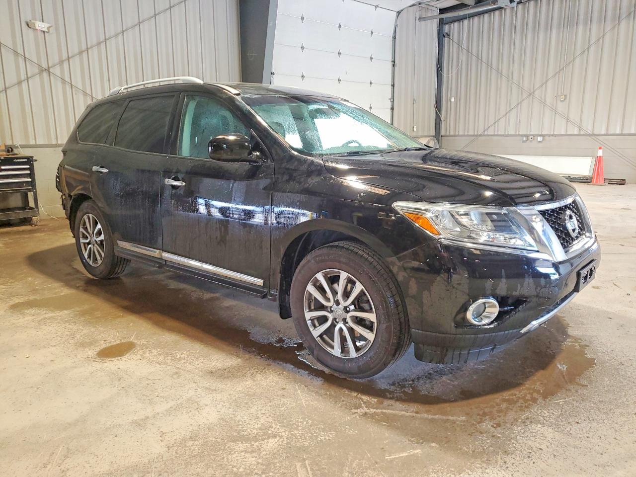 2014 Nissan Pathfinder Sl Black vin: 5N1AR2MM8EC657701