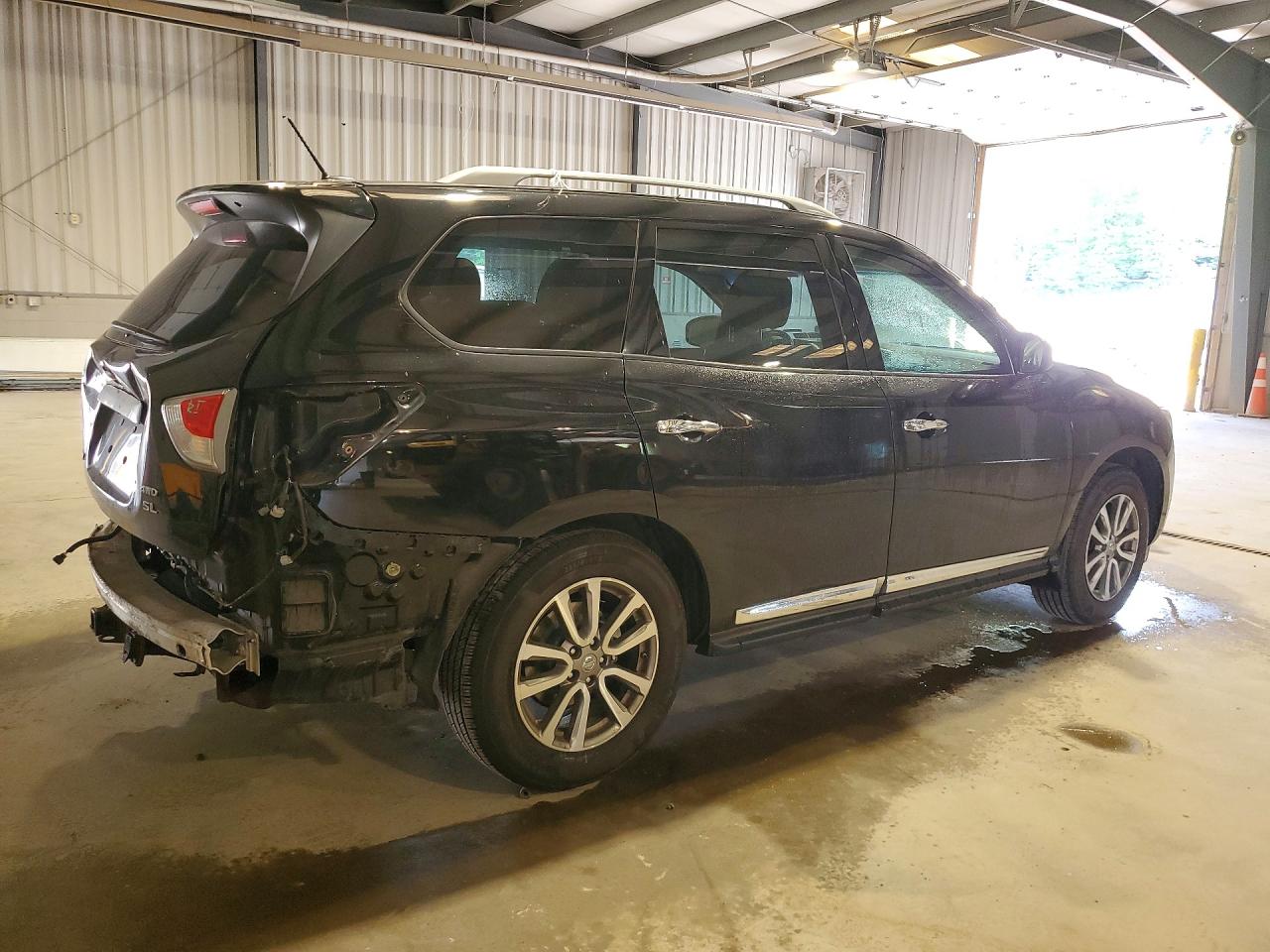 2014 Nissan Pathfinder Sl Black vin: 5N1AR2MM8EC657701