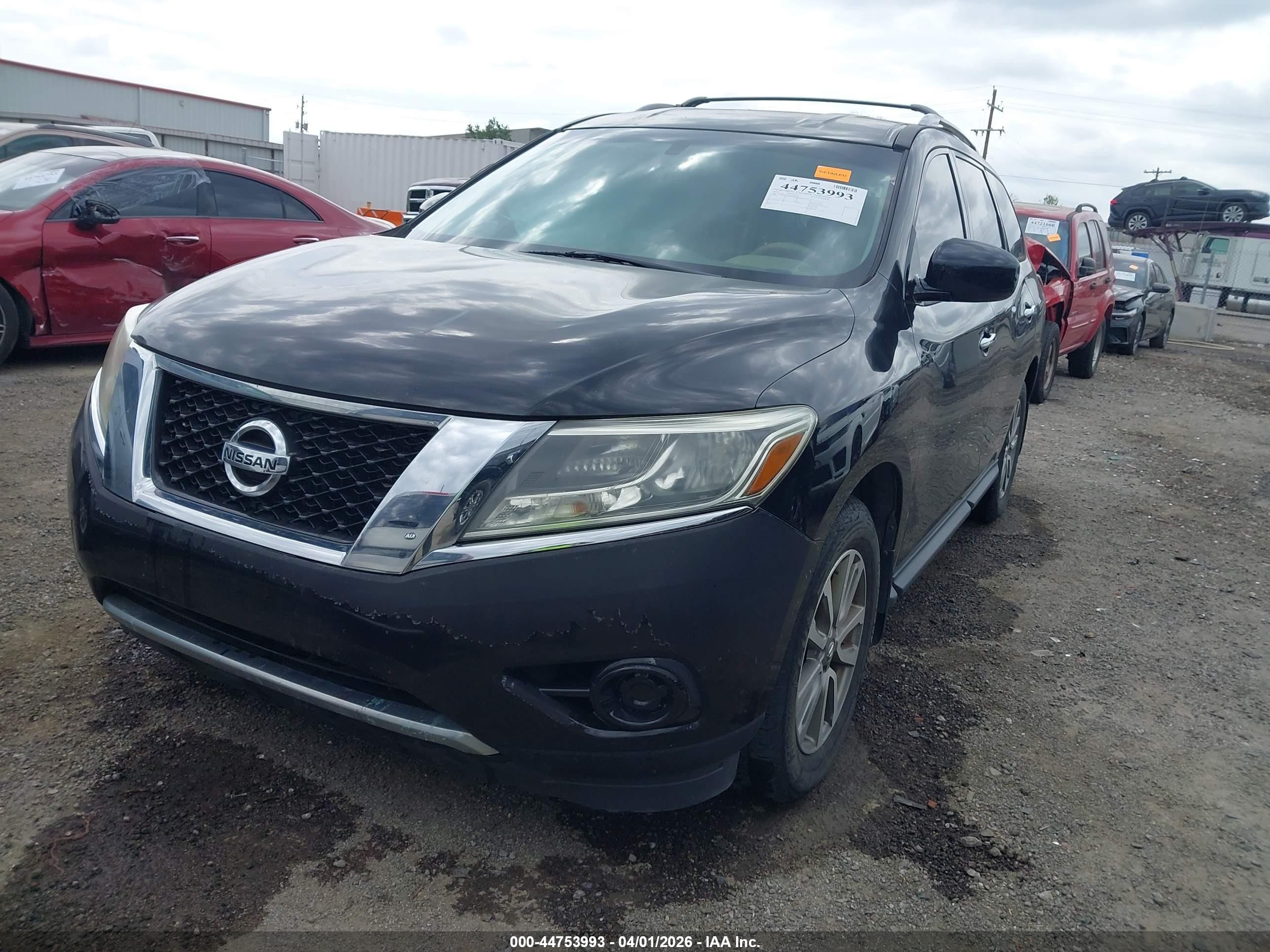 2014 Nissan Pathfinder Platinum/s/sl/sv Black vin: 5N1AR2MM8EC689211