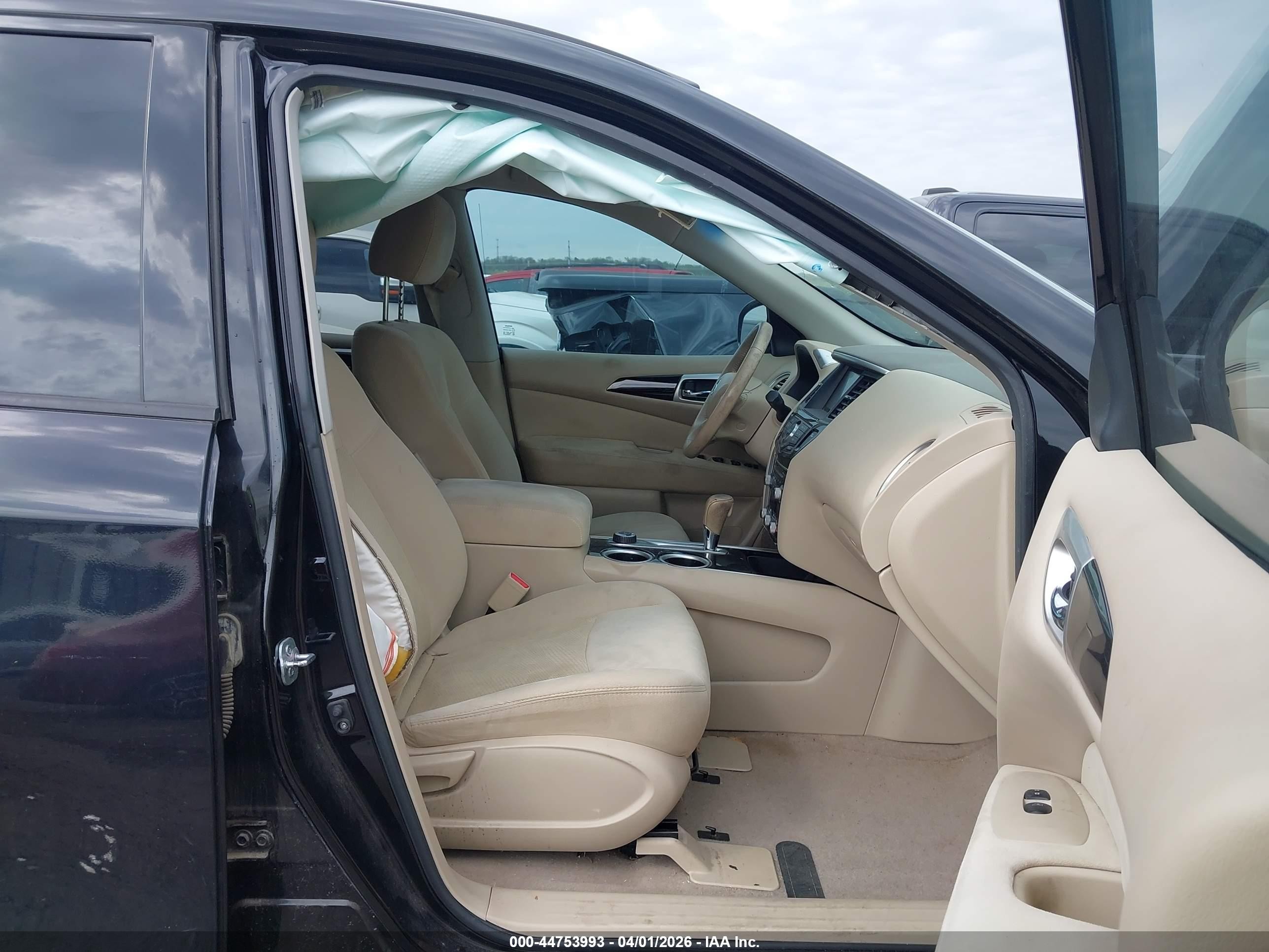 2014 Nissan Pathfinder Platinum/s/sl/sv Black vin: 5N1AR2MM8EC689211