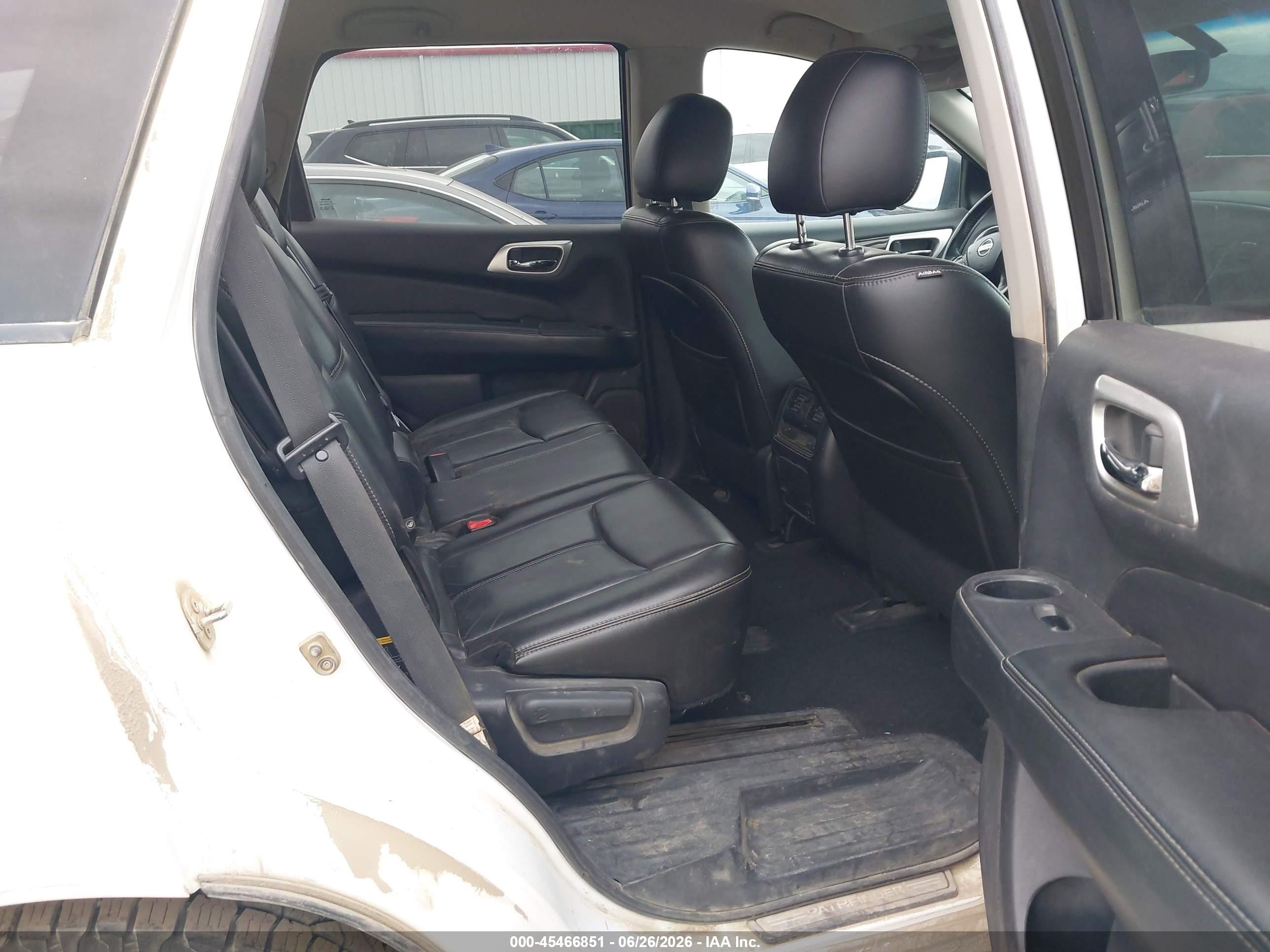 2014 Nissan Pathfinder Sl White vin: 5N1AR2MM8EC695381