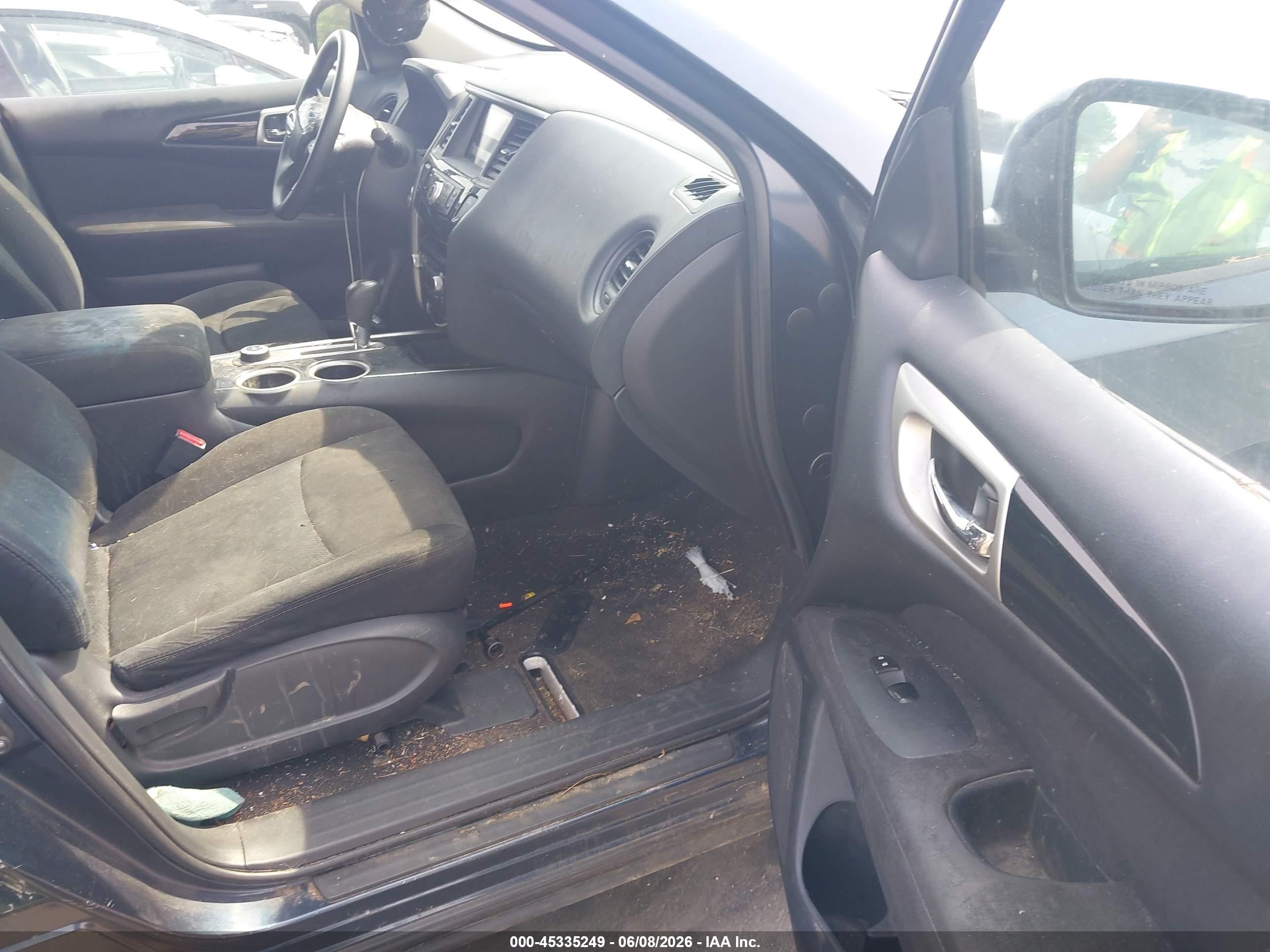 2014 Nissan Pathfinder S Blue vin: 5N1AR2MM8EC695963