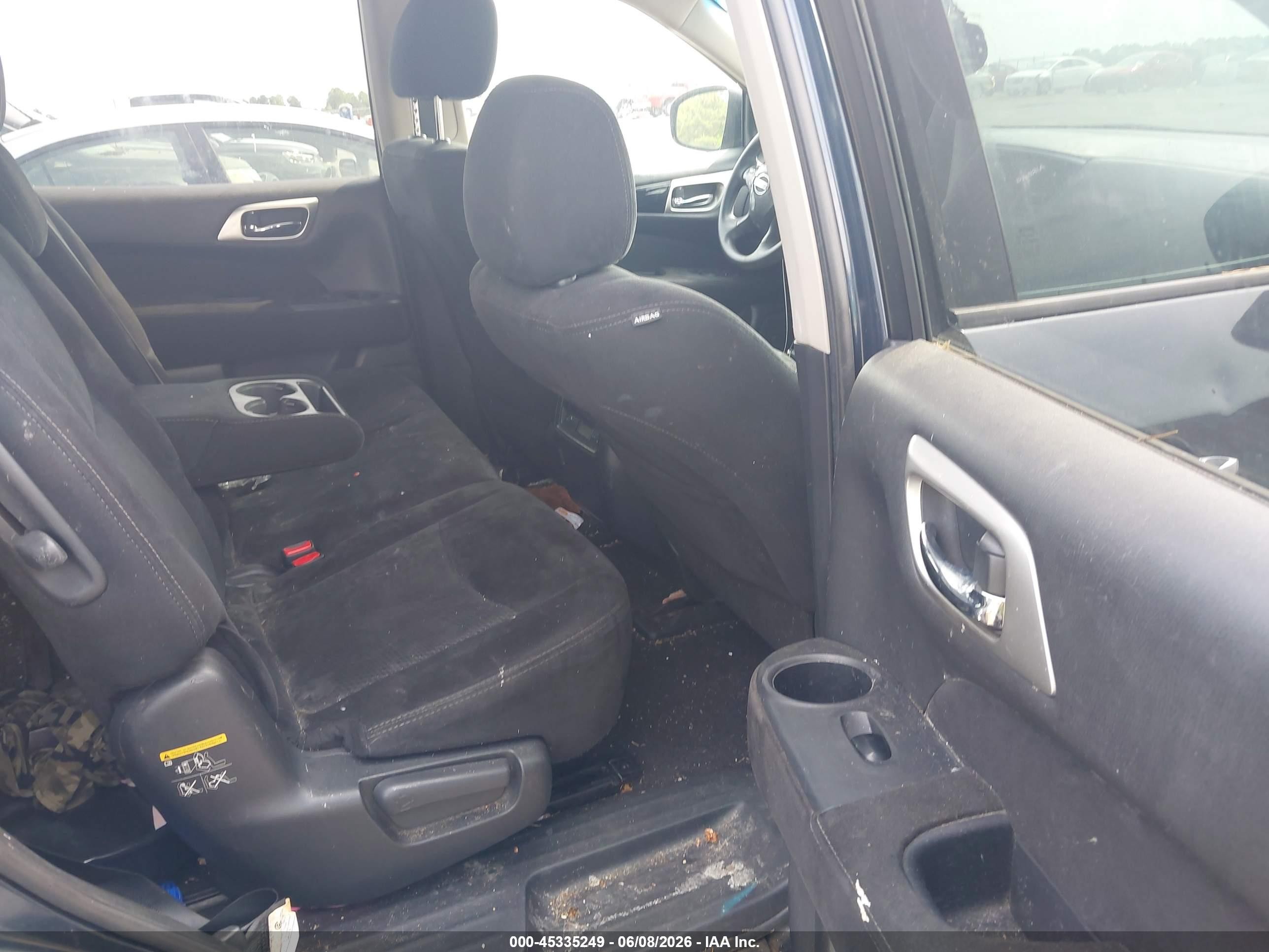 2014 Nissan Pathfinder S Blue vin: 5N1AR2MM8EC695963