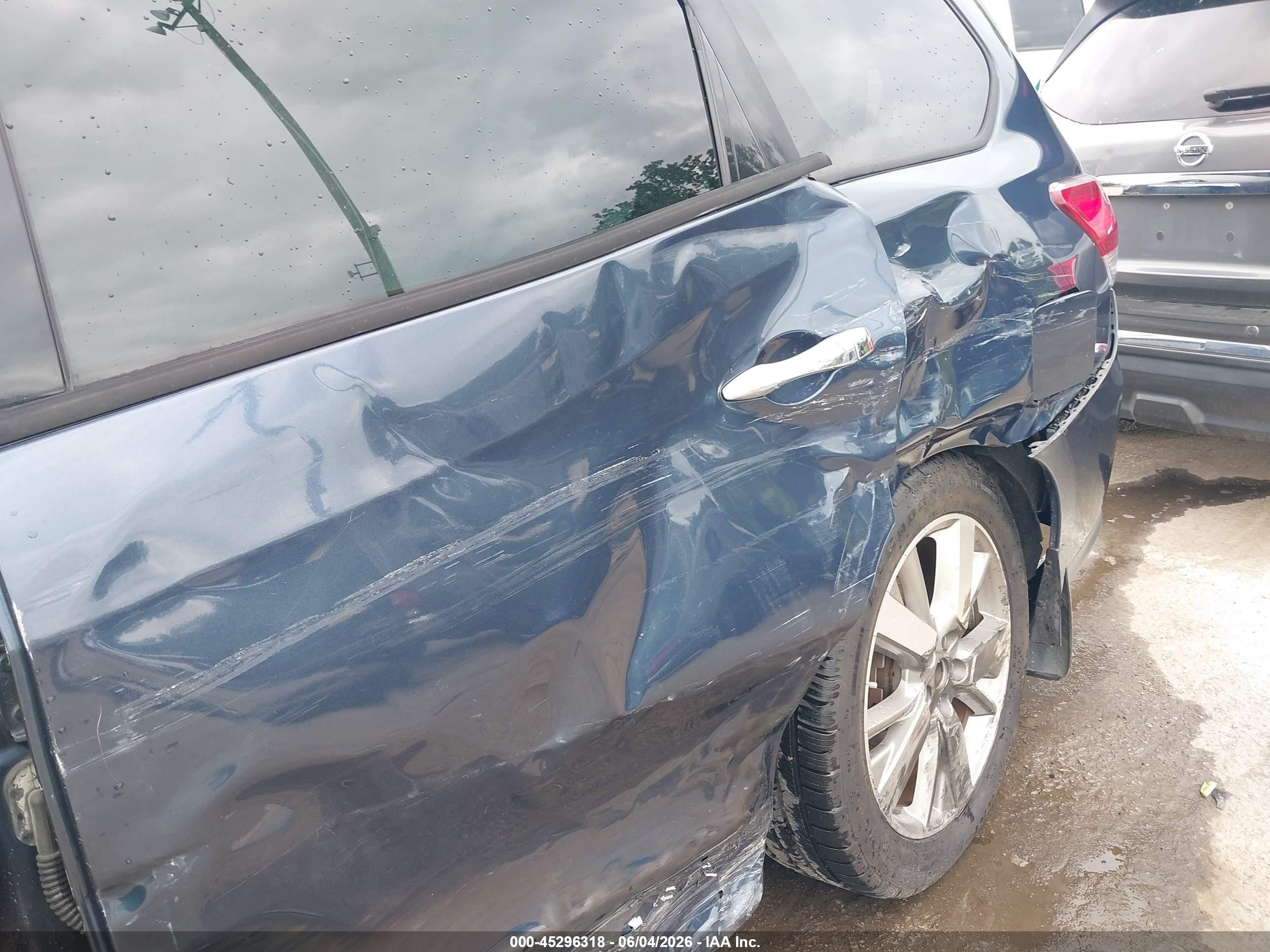 2014 Nissan Pathfinder Platinum Синий vin: 5N1AR2MM8EC700871