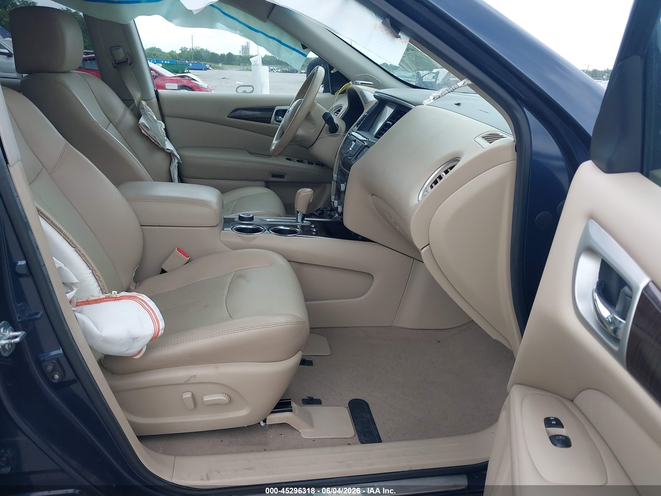 2014 Nissan Pathfinder Platinum Синий vin: 5N1AR2MM8EC700871