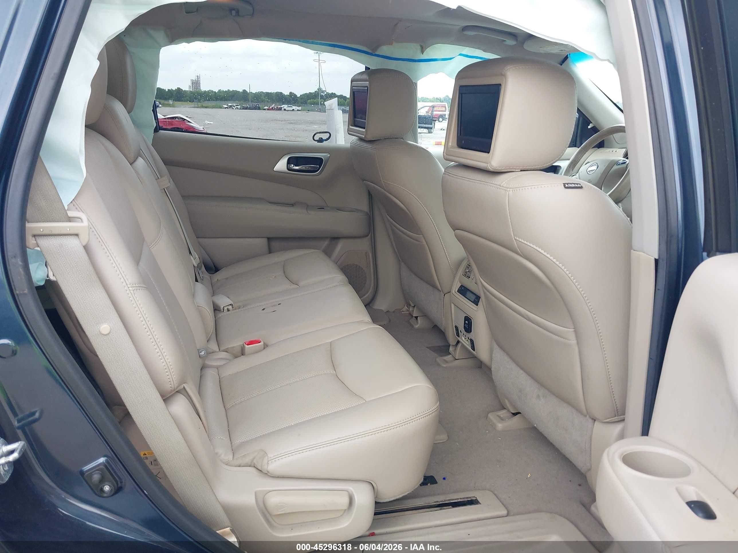 2014 Nissan Pathfinder Platinum Синий vin: 5N1AR2MM8EC700871